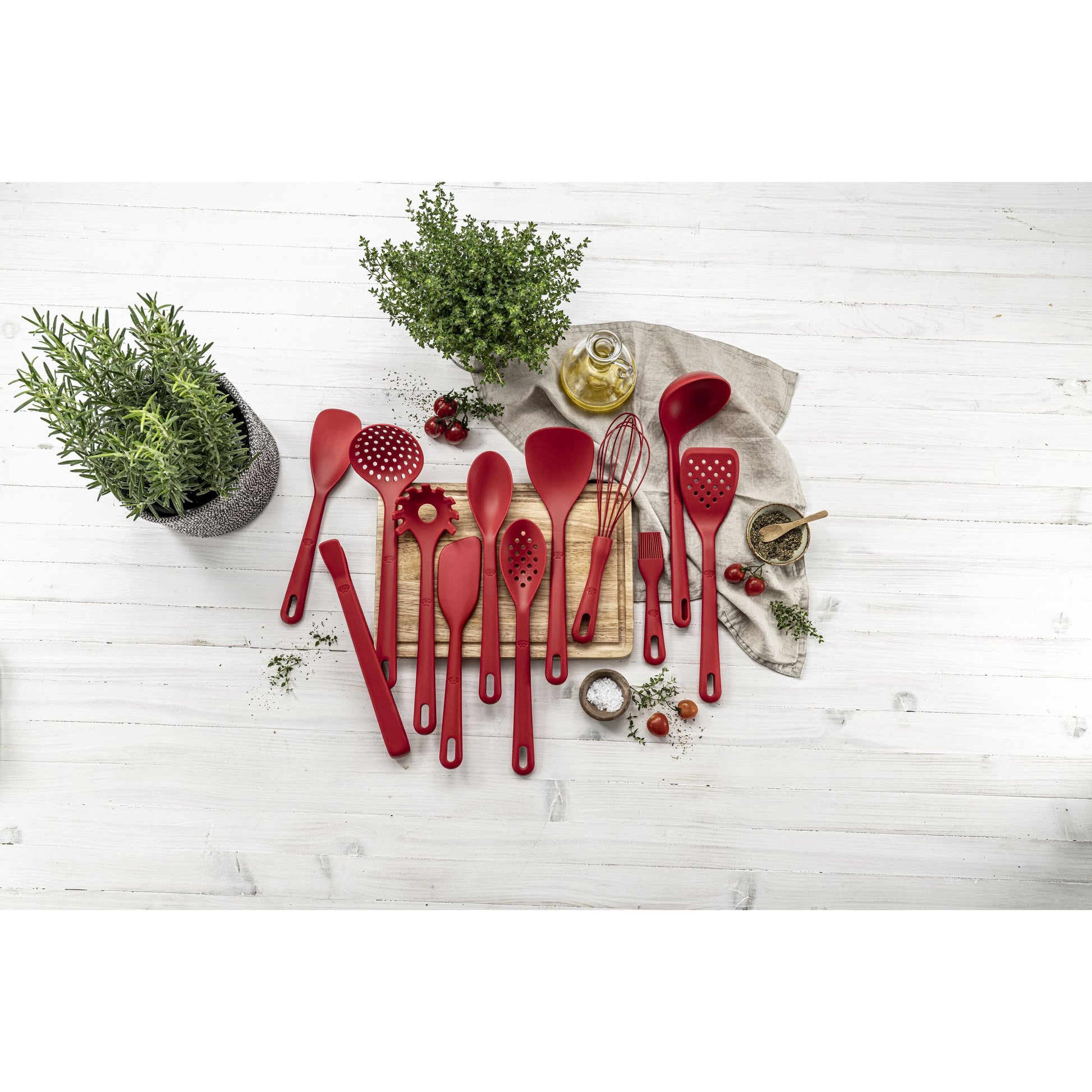 BALLARINI Rosso Skimming Spoon, 31 cm, Silicone-Spoon-DECOROLALA