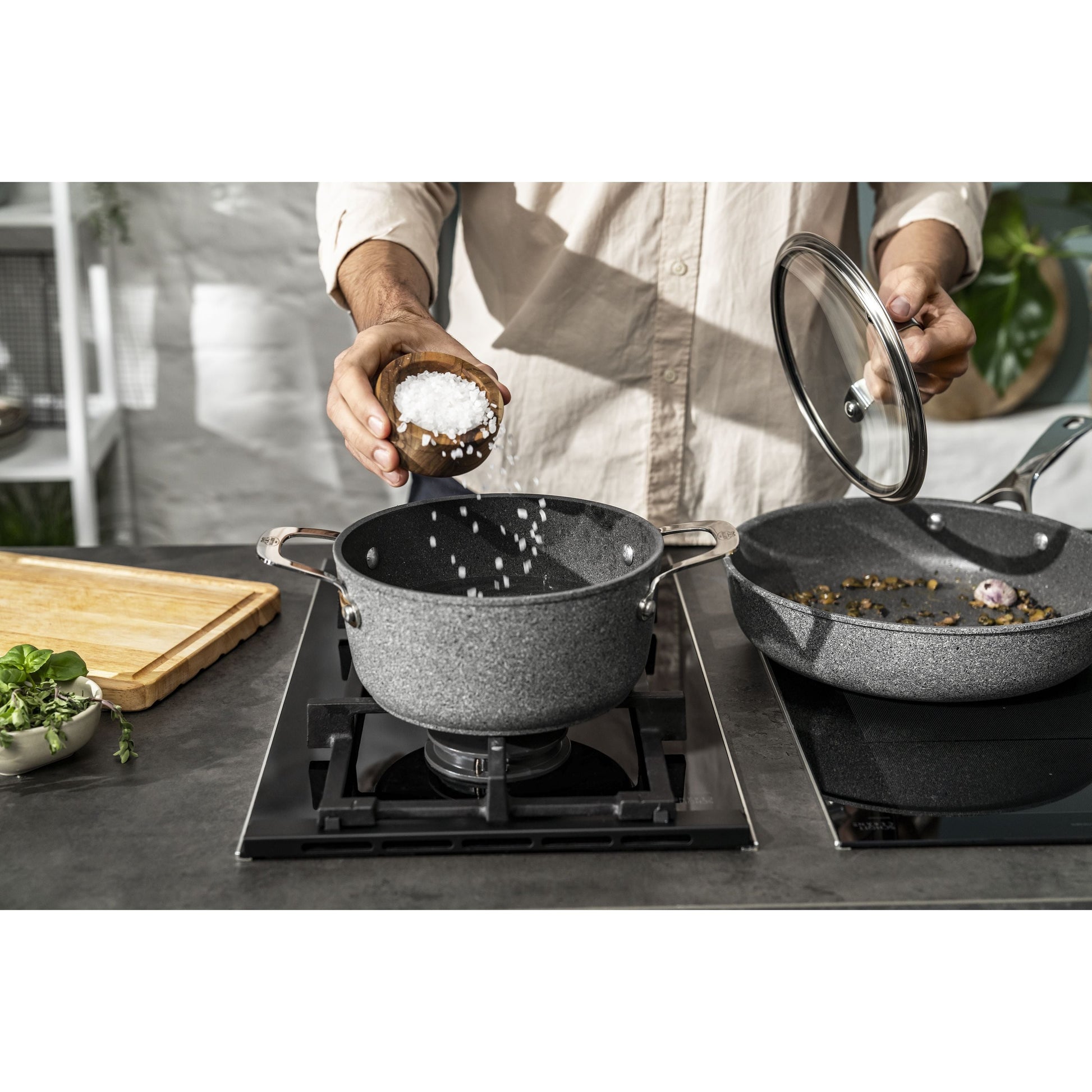BALLARINI Salina 4.75 L Aluminum Stock Pot-Cookware-DECOROLALA