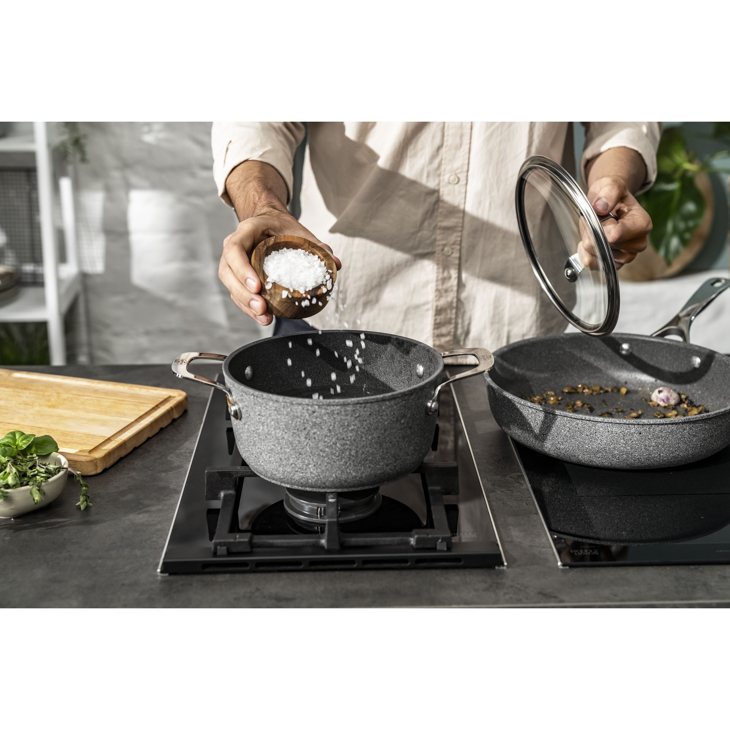 BALLARINI Salina 4.75 L Aluminum Stock Pot-Cookware-DECOROLALA