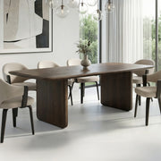 BAZUL-78" DINING TABLE-MOCHA-DECOROLALA