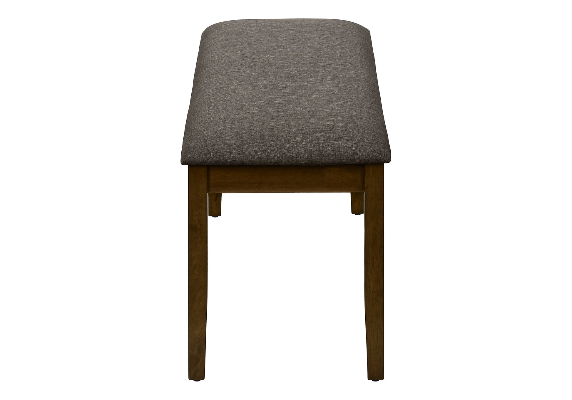 BENCH - 44"L / BROWN WALNUT / BROWN FABRIC-Benches-DECOROLALA