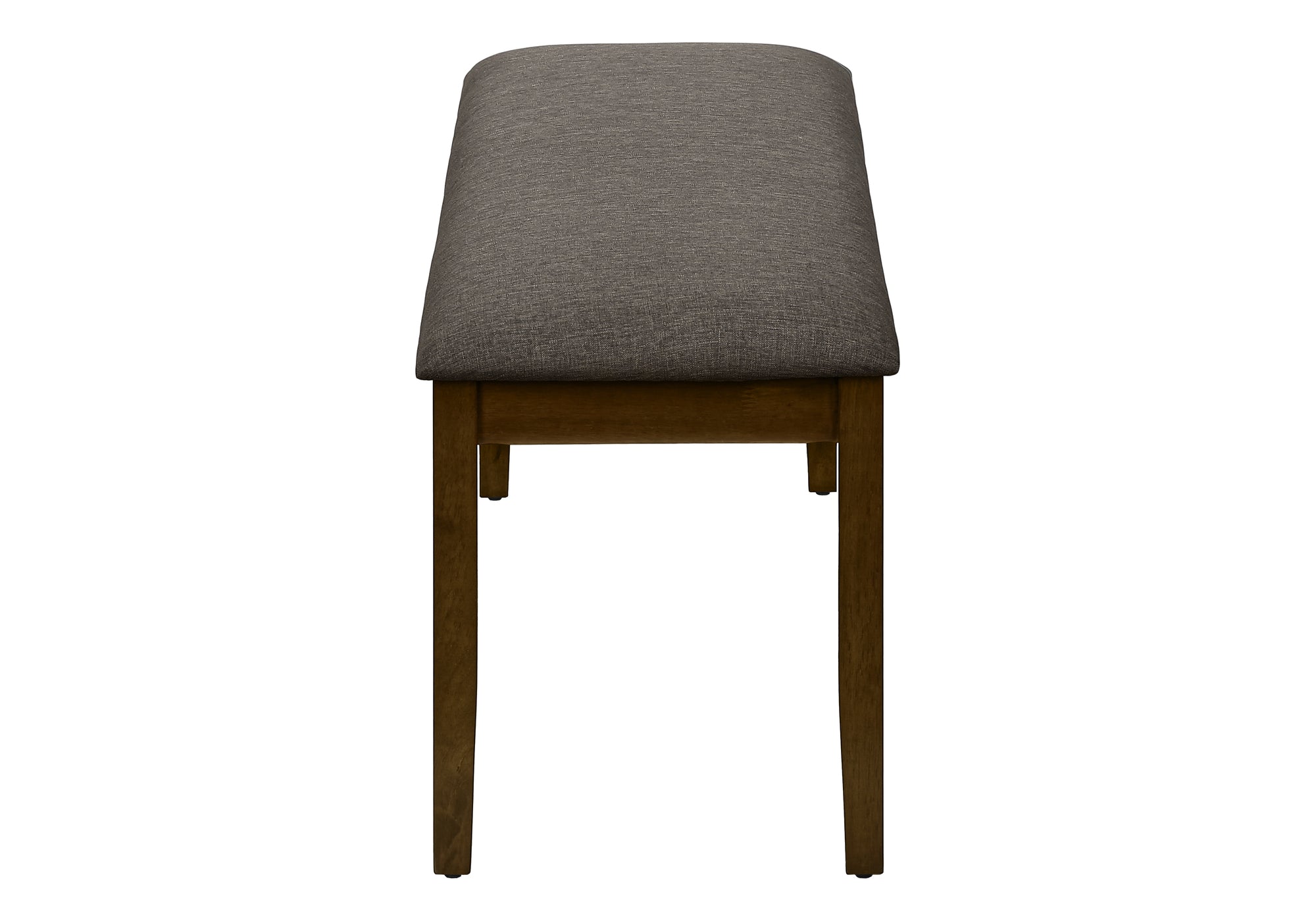 BENCH - 44"L / BROWN WALNUT / BROWN FABRIC-Benches-DECOROLALA