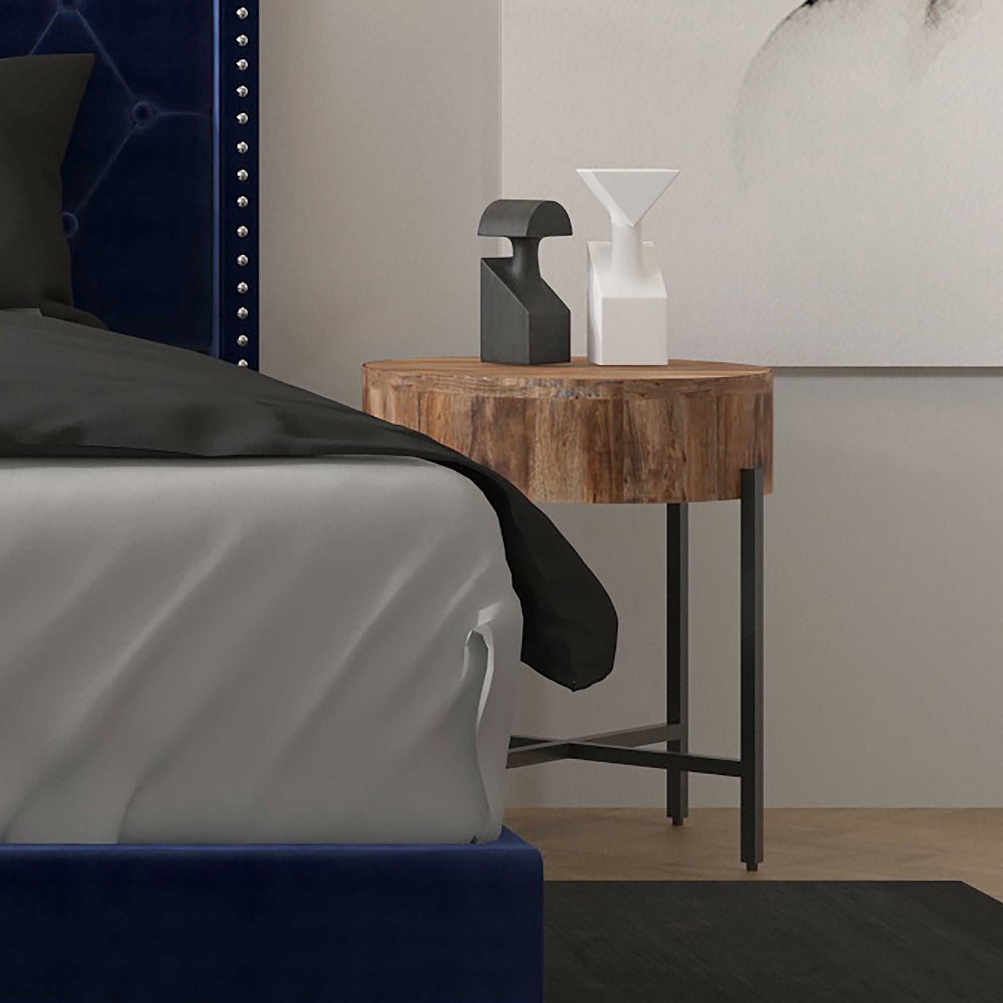BLOX-ACCENT TABLE-NATURAL-DECOROLALA