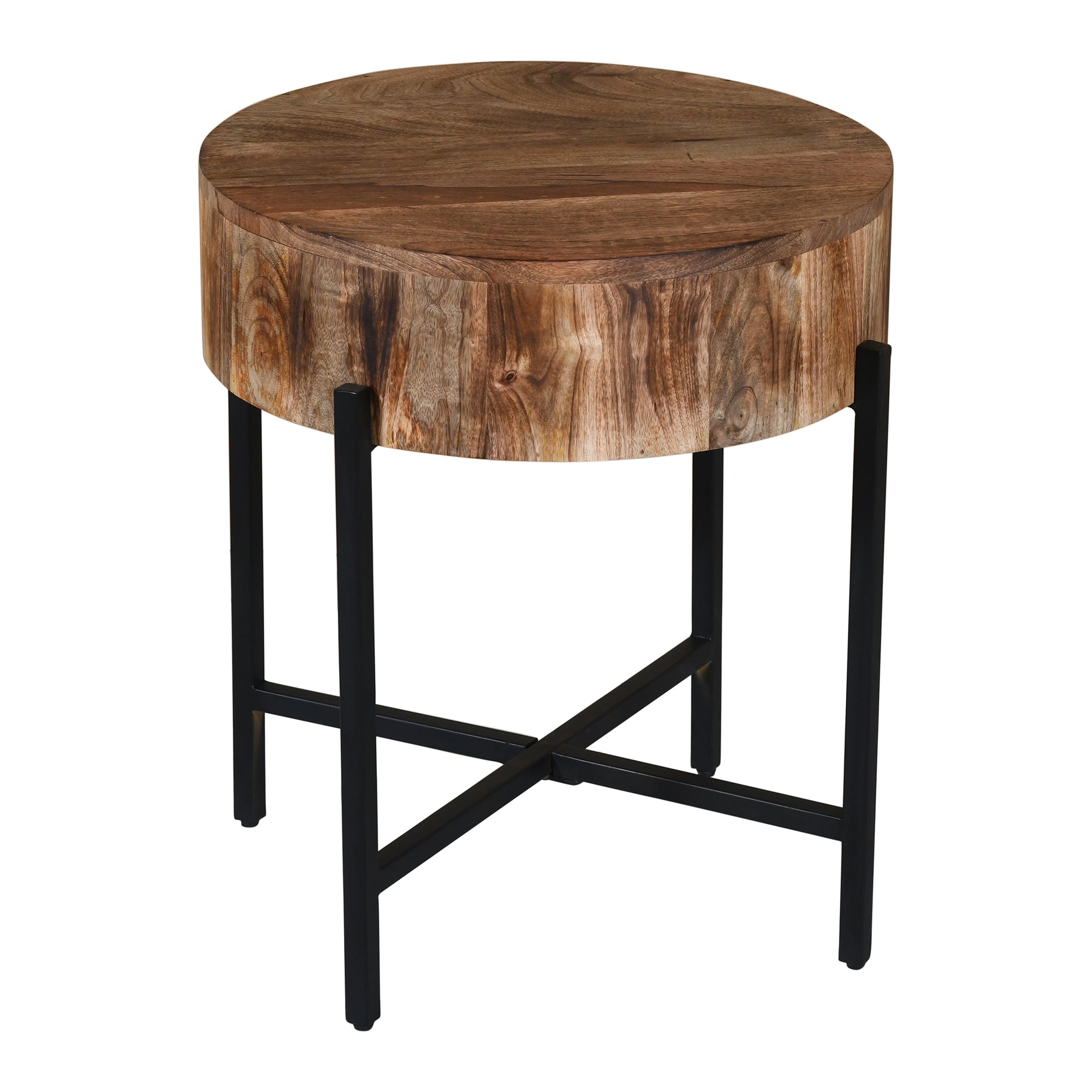 BLOX-ACCENT TABLE-NATURAL-DECOROLALA