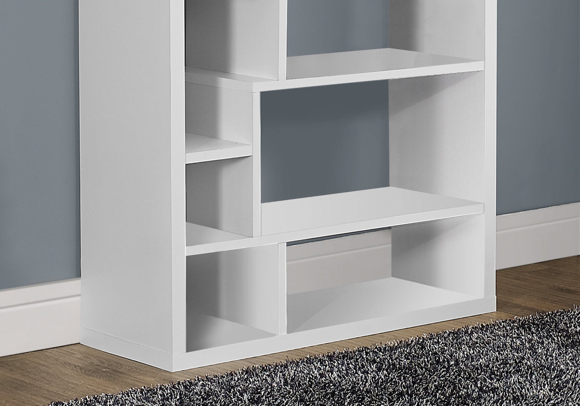 BOOKCASE - 72"H / WHITE-Bookshelf-DECOROLALA