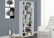 BOOKCASE - 72"H / WHITE-Bookshelf-DECOROLALA