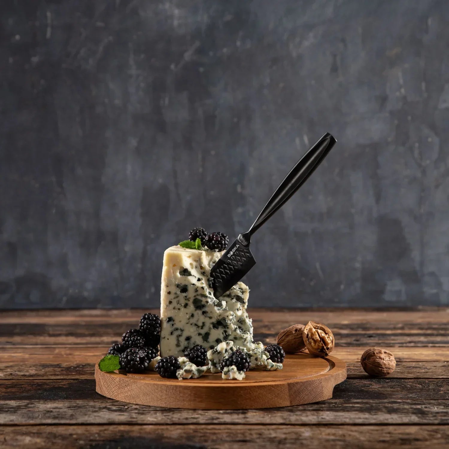 BOSKA Monaco+ 3-Piece Cheese Knife Set | Leather Roll-Knife Set-DECOROLALA