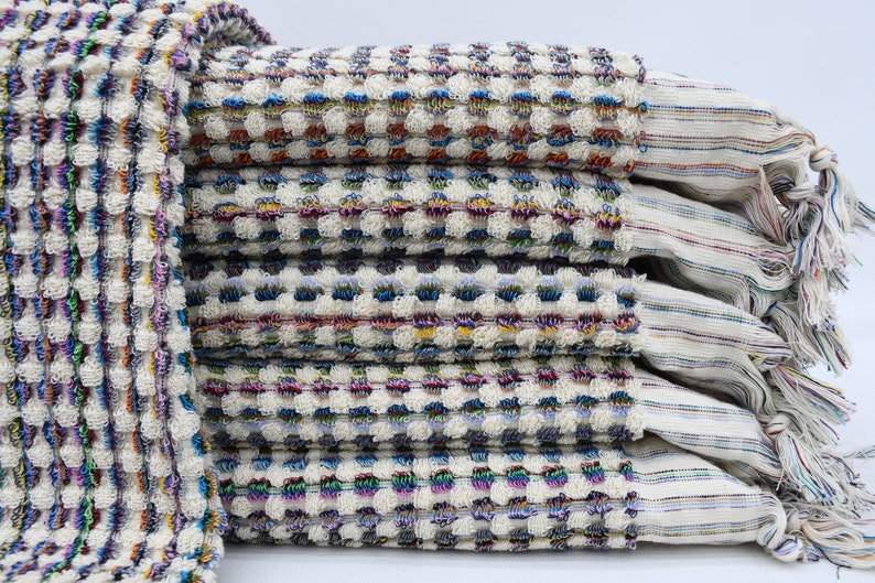 BUBBLE LIGHT MIX TERRY HAND TOWEL-Hand Towels-DECOROLALA