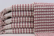 BUBBLE SALMON TERRY HAND TOWEL-Hand Towels-DECOROLALA