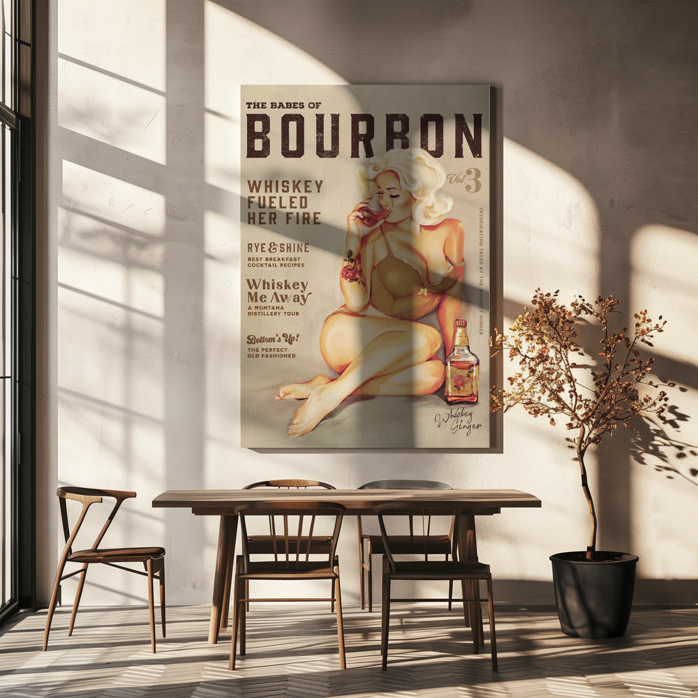 Babes of Bourbon Vol 3 Wall Art Print-canvas-DECOROLALA
