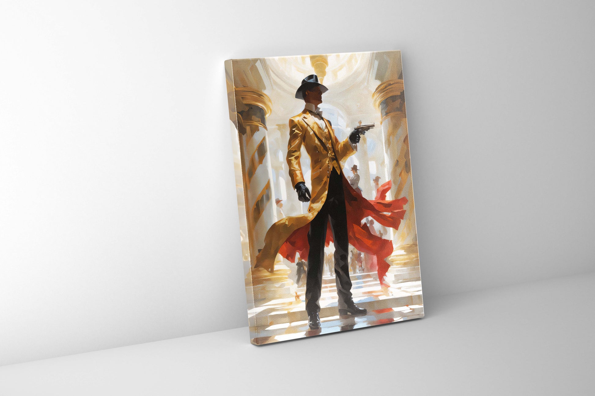 Back to the Future Gunslinger Canvas Wall Art 48x36-Wall Art-DECOROLALA