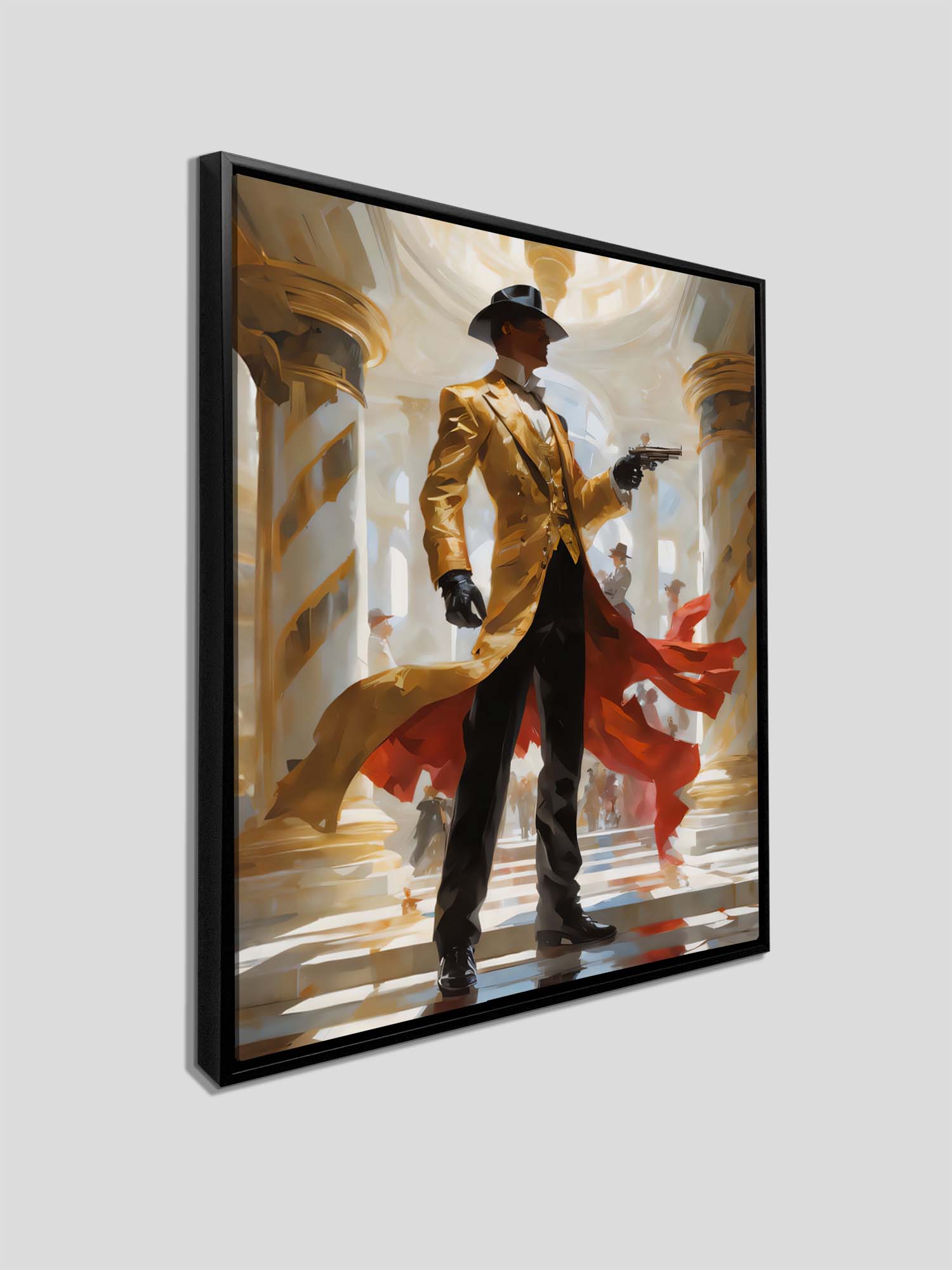 Back to the Future Gunslinger Canvas Wall Art 48x36-Wall Art-DECOROLALA