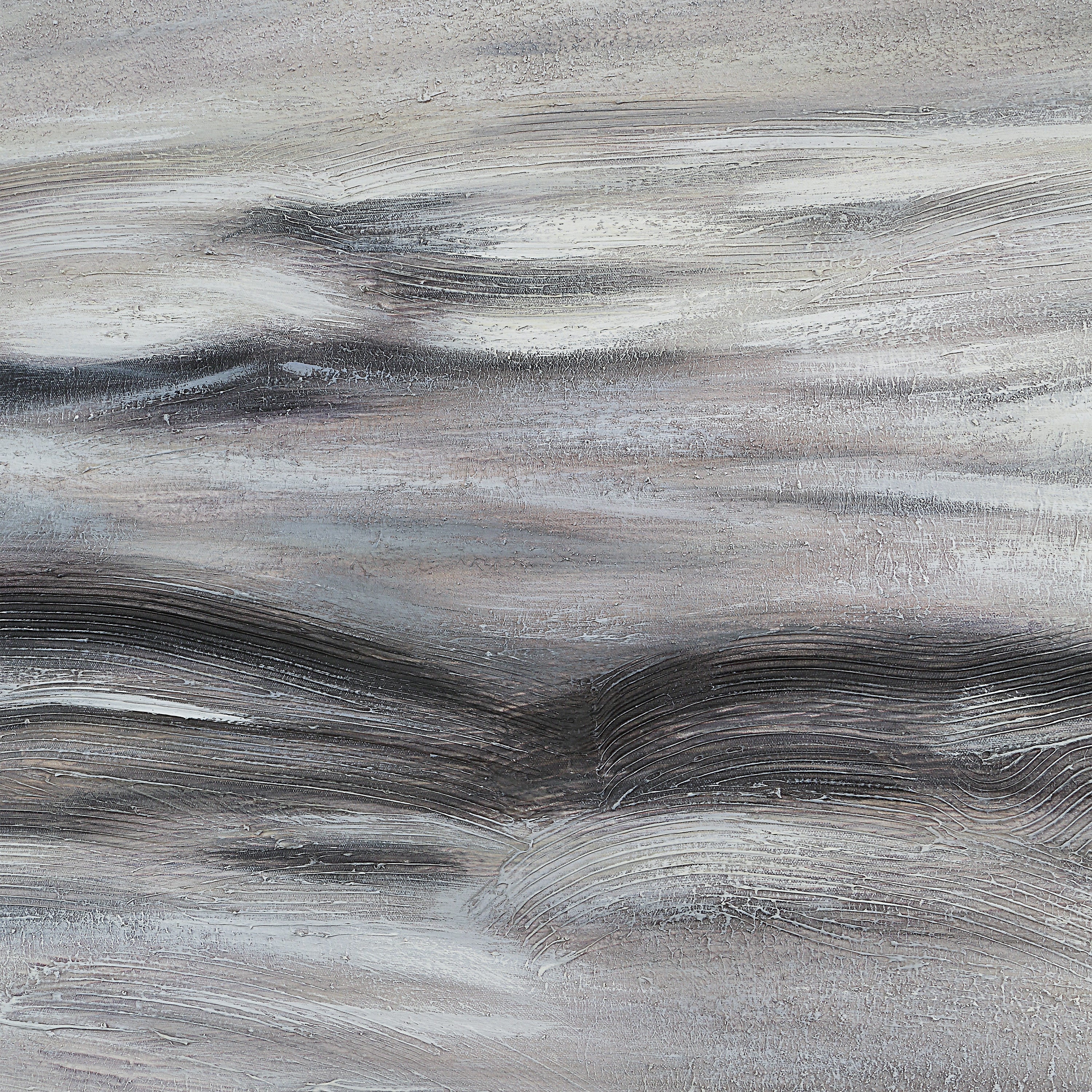 Baelish 60" H x 50" W Canvas Art, Grey-Canvas Art-DECOROLALA