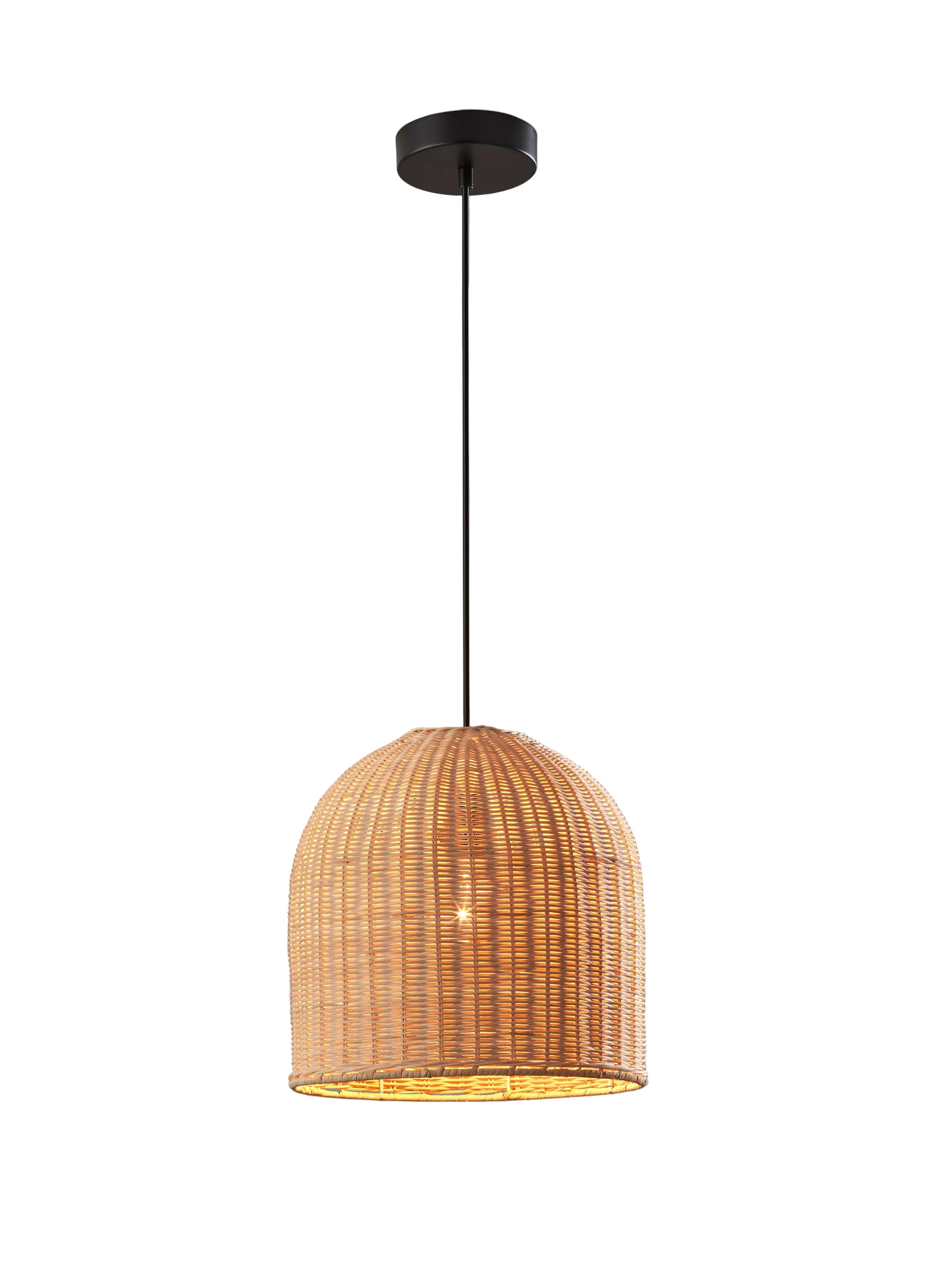 Bahama Pendant Light - Rattan Shade-Lighting-DECOROLALA