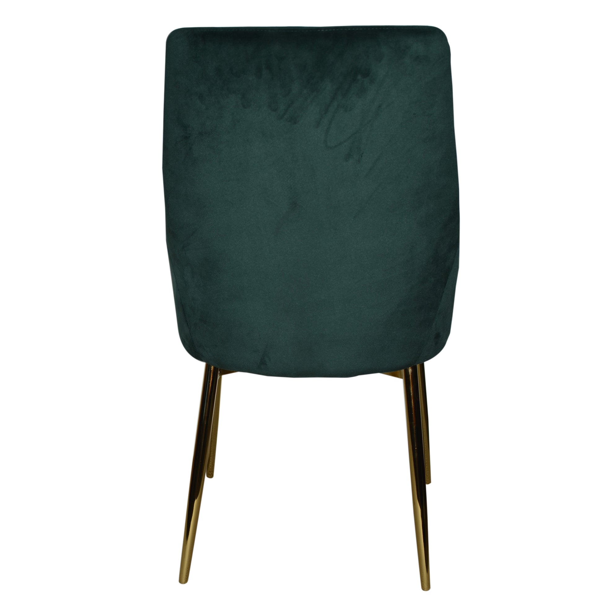 Bailey Forest Green Velvet Dining Accent Chair (set of 2)-Dining Room-DECOROLALA