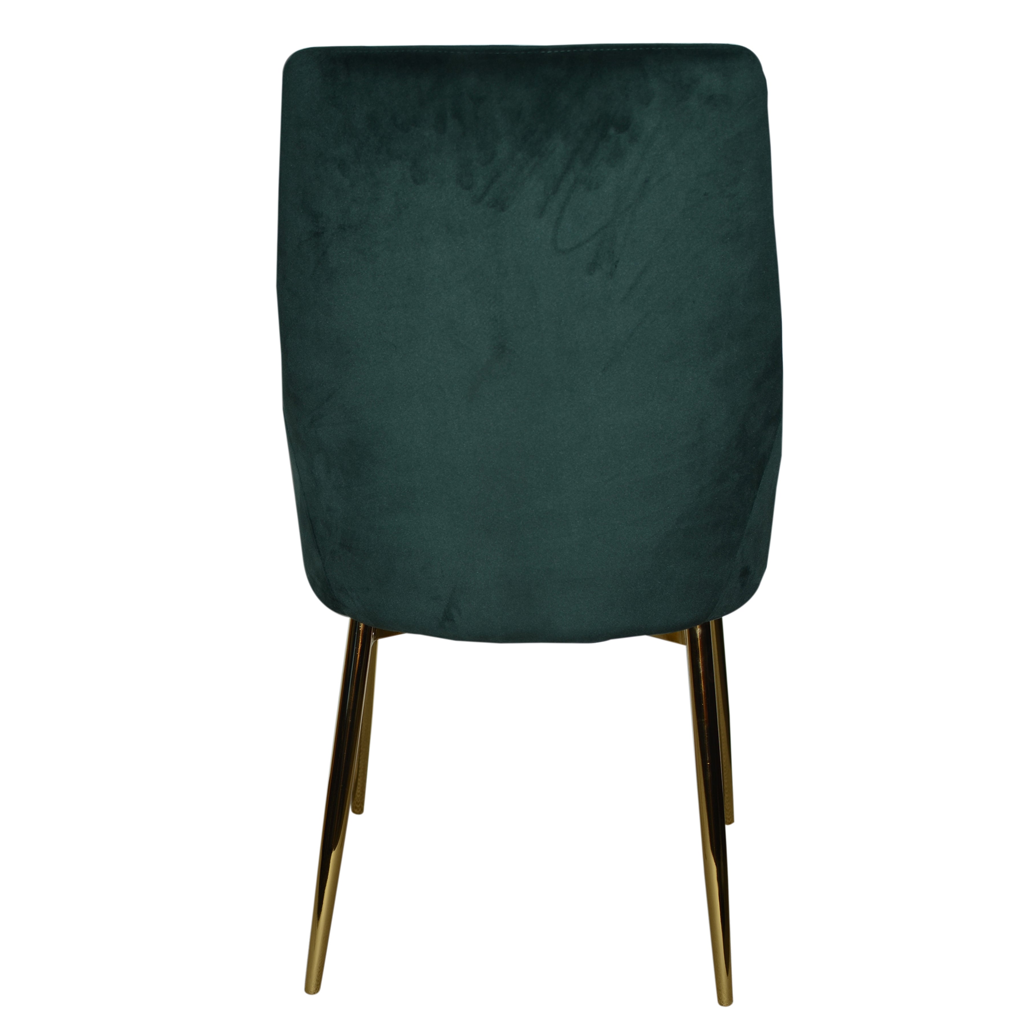 Bailey Forest Green Velvet Dining Accent Chair (set of 2)-Dining Room-DECOROLALA