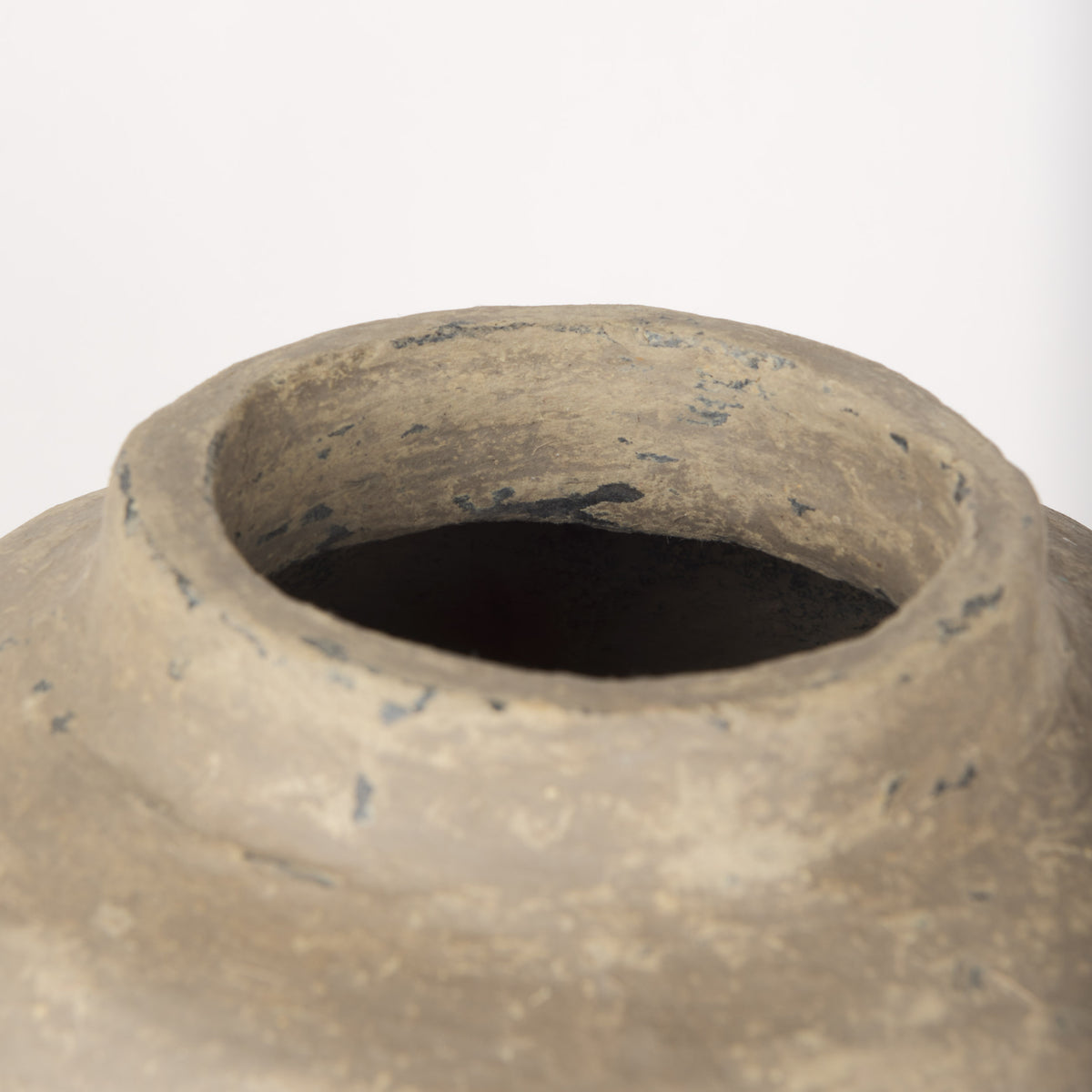 Bala Large Gray Paper Mache Vase-Vase-DECOROLALA