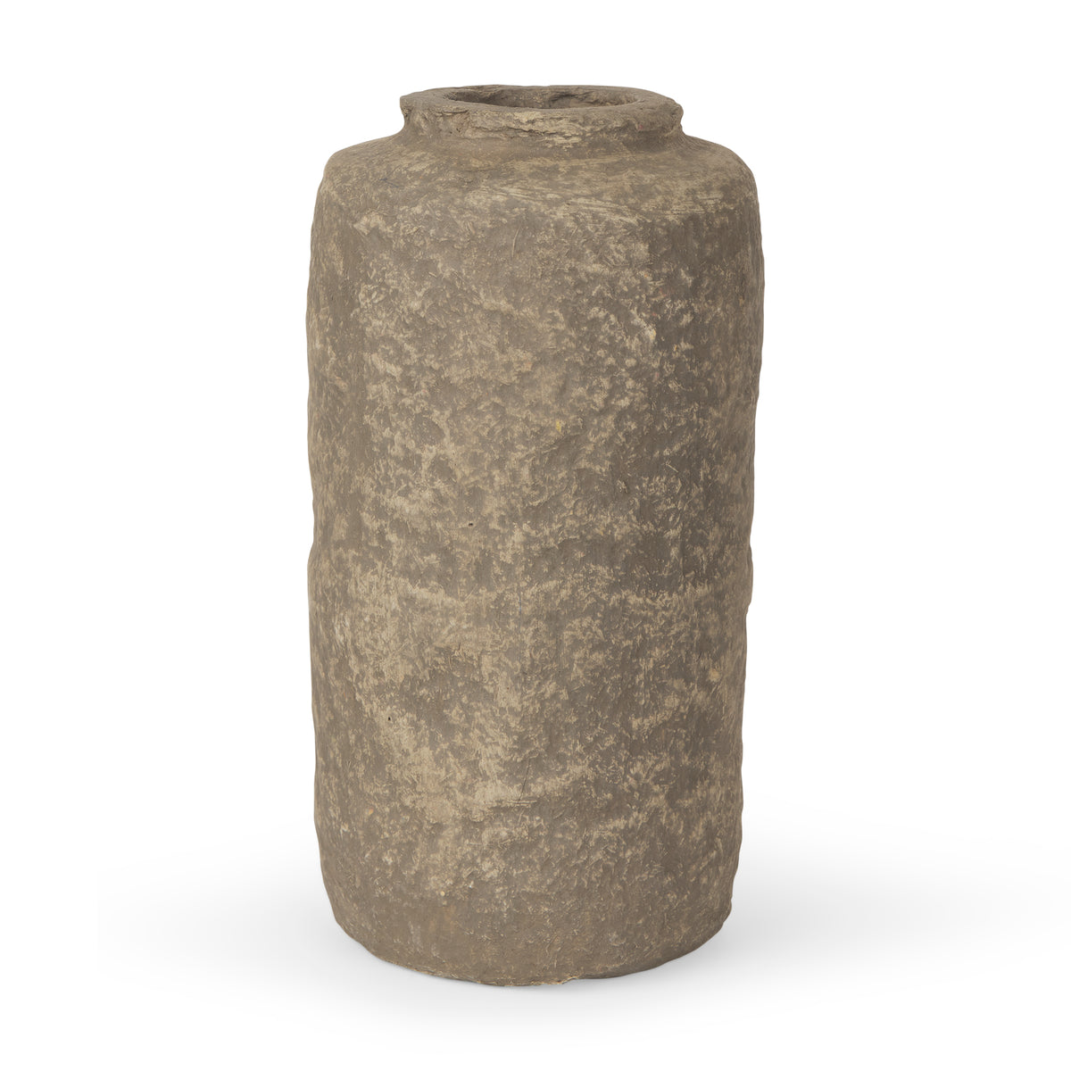 Bala Small Gray Paper Mache Vase-Vase-DECOROLALA