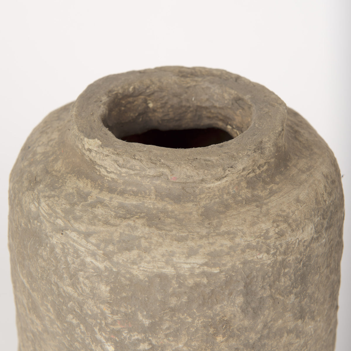 Bala Small Gray Paper Mache Vase-Vase-DECOROLALA