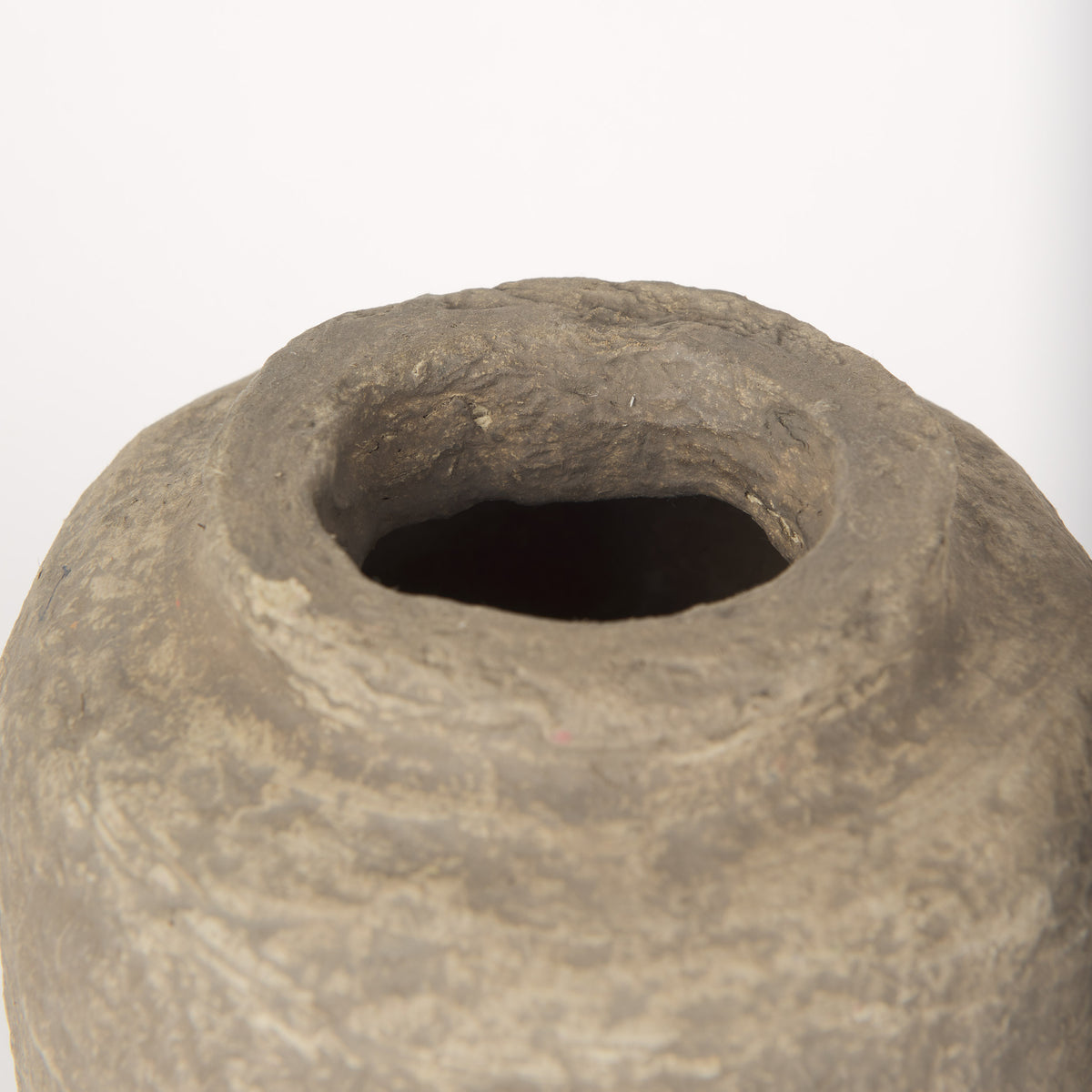 Bala Small Gray Paper Mache Vase-Vase-DECOROLALA