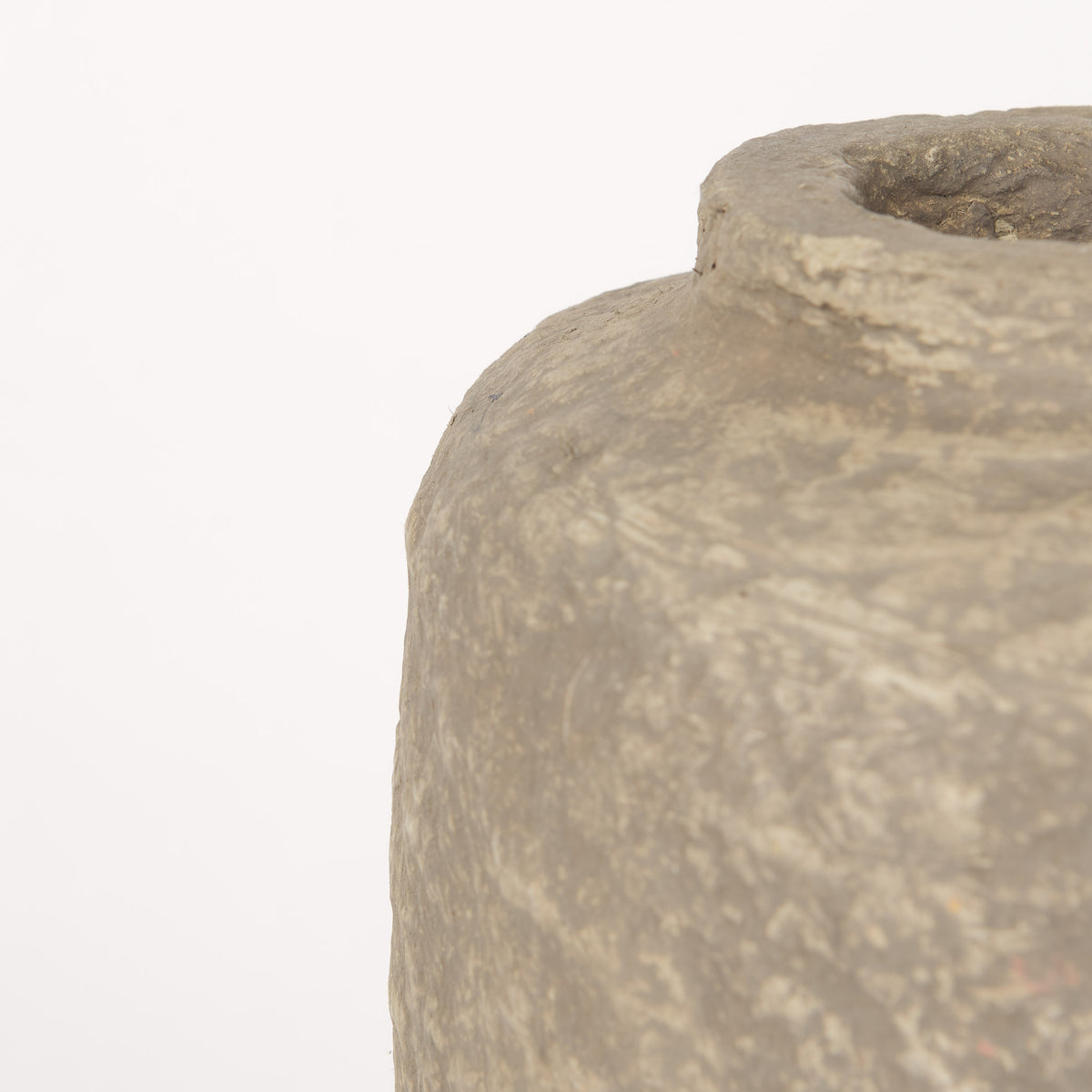 Bala Small Gray Paper Mache Vase-Vase-DECOROLALA