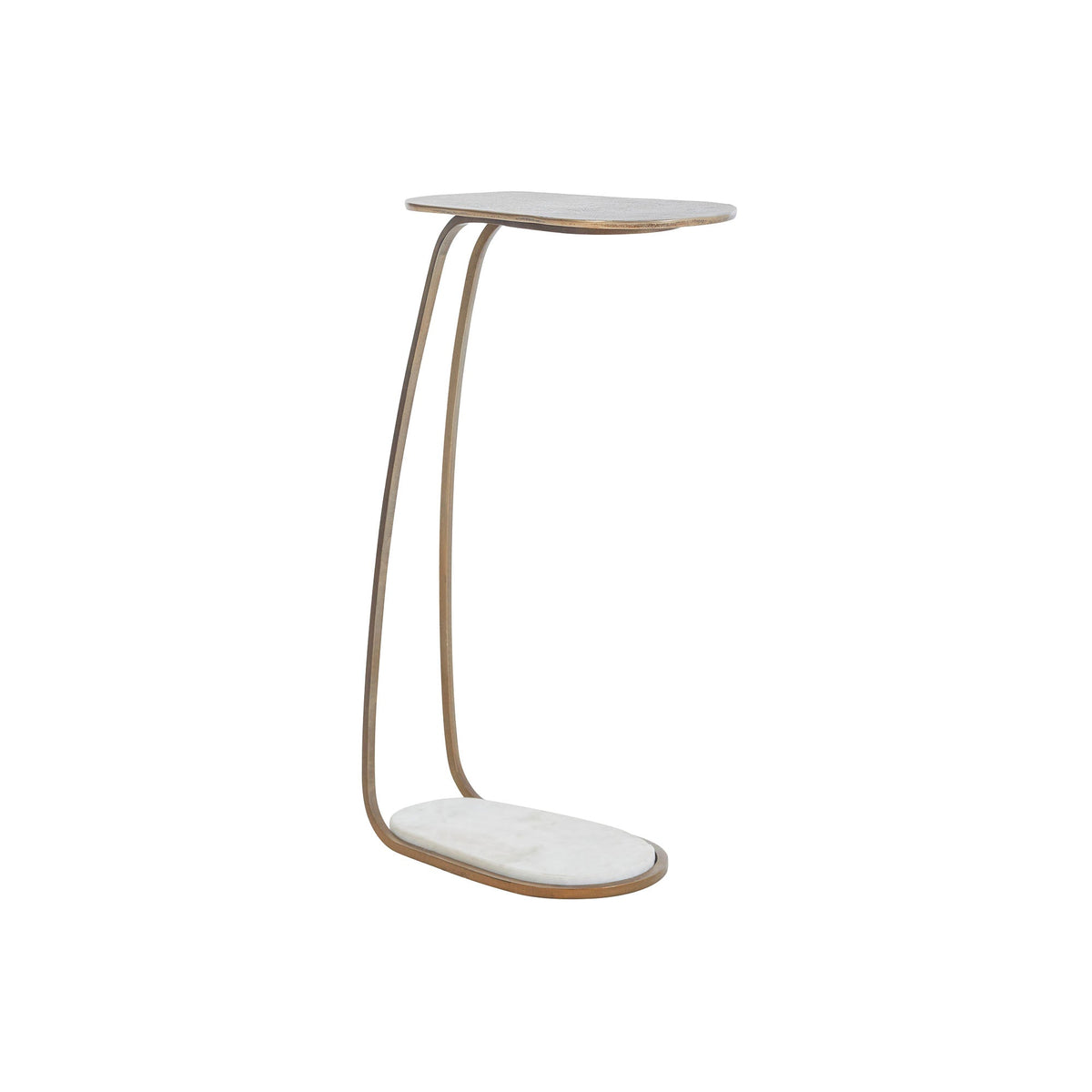 Balam Indoor Aluminum Table, Antique Brass-Table-DECOROLALA