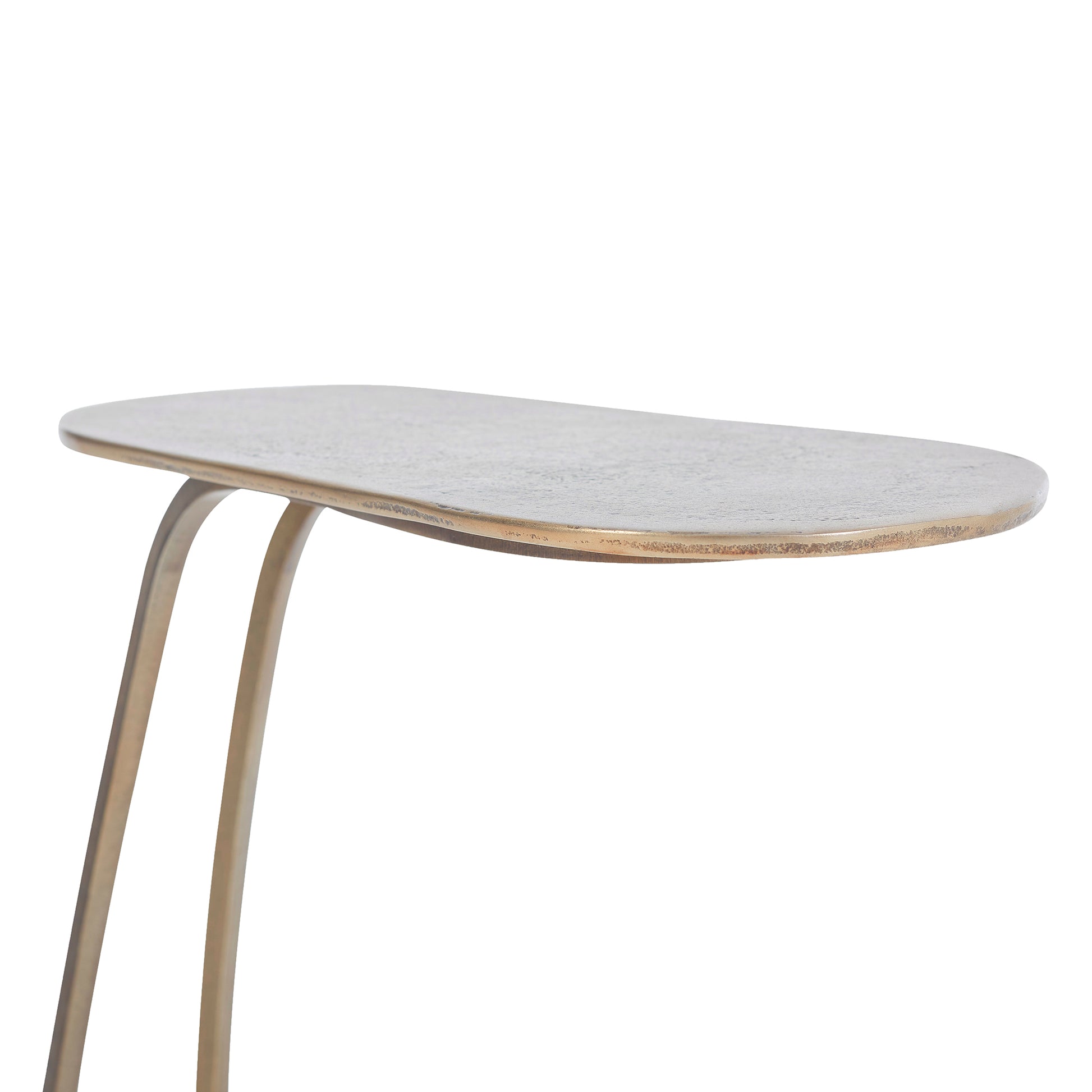 Balam Indoor Aluminum Table, Antique Brass-Table-DECOROLALA