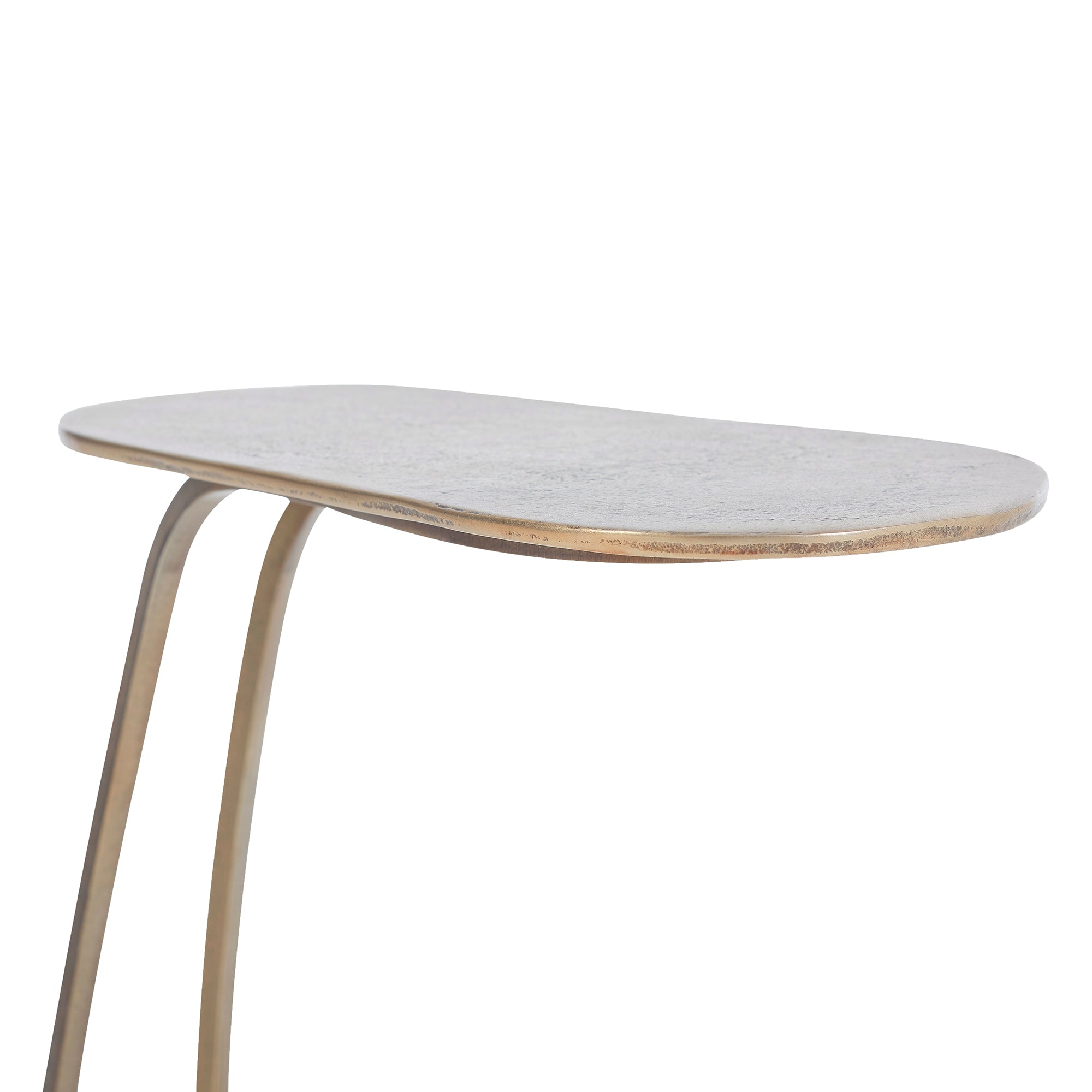 Balam Indoor Aluminum Table, Antique Brass-Table-DECOROLALA