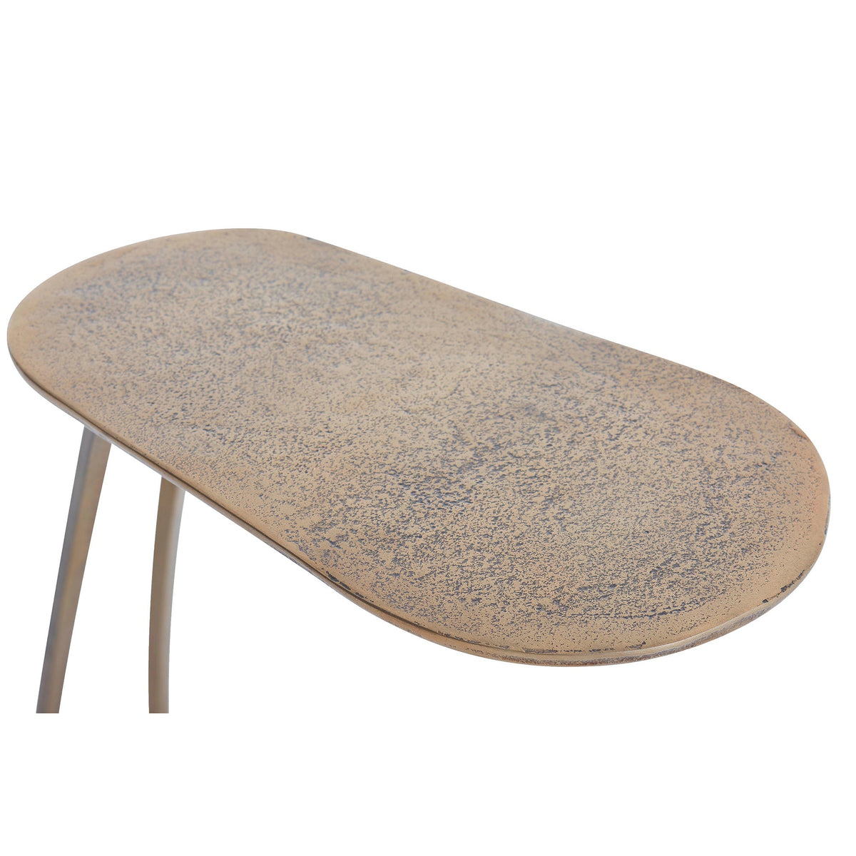 Balam Indoor Aluminum Table, Antique Brass-Table-DECOROLALA
