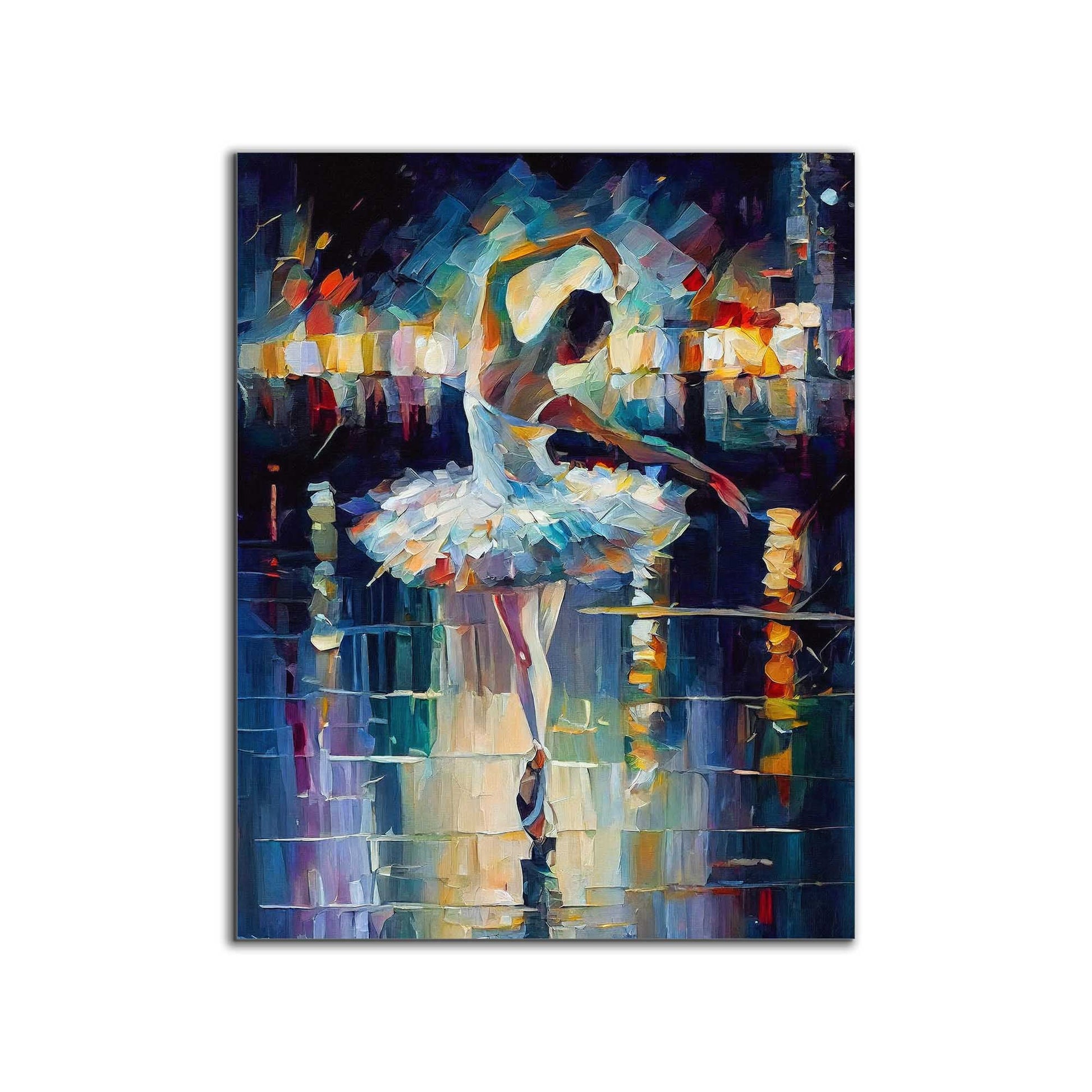 Ballet Dancer -Fine Art Canvas Print- RGB varnish-Wall Art-DECOROLALA