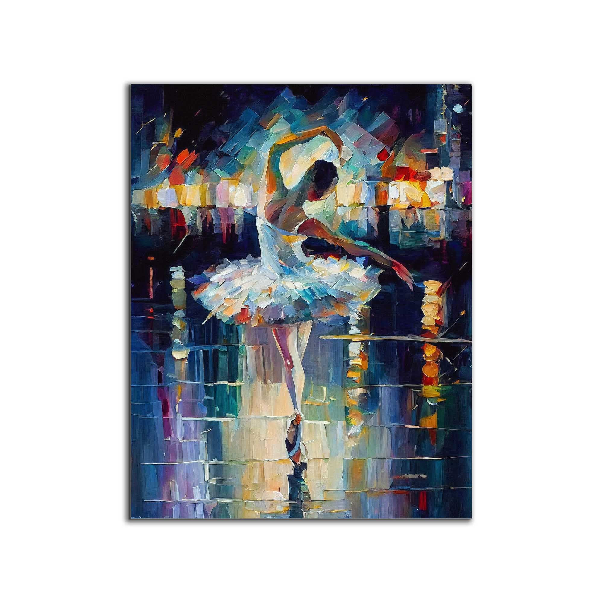 Ballet Dancer -Fine Art Canvas Print- RGB varnish-Wall Art-DECOROLALA