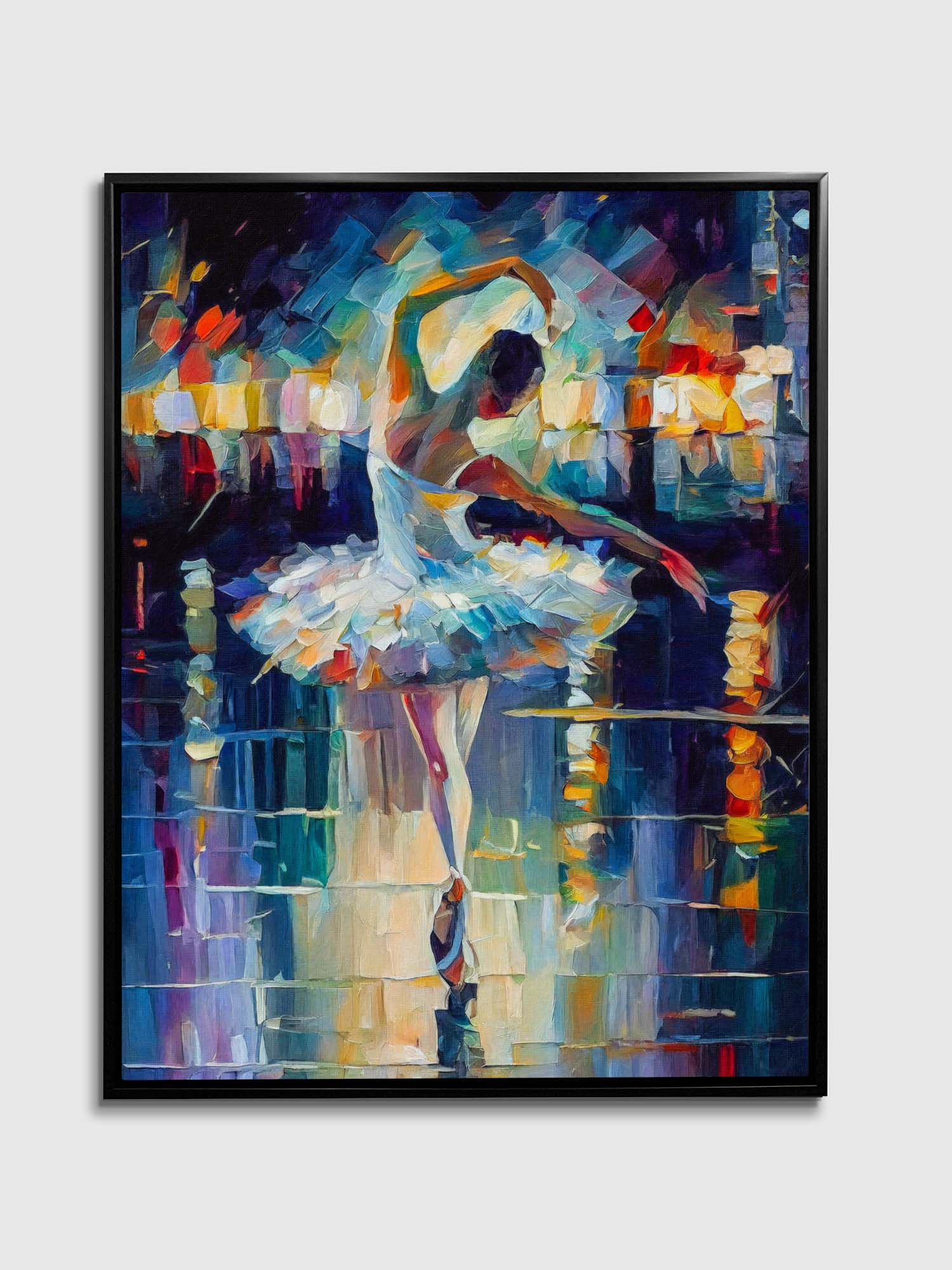 Ballet Dancer -Fine Art Canvas Print- RGB varnish-Wall Art-DECOROLALA