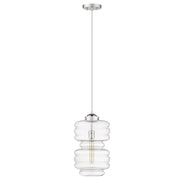 Ballina 1-Light Polished Nickel Mini-Pendant-Pendants-Hanging Lights-DECOROLALA