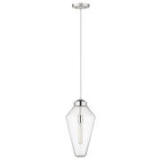 Ballina 1-Light Polished Nickel Mini-Pendant-Pendants-Hanging Lights-DECOROLALA