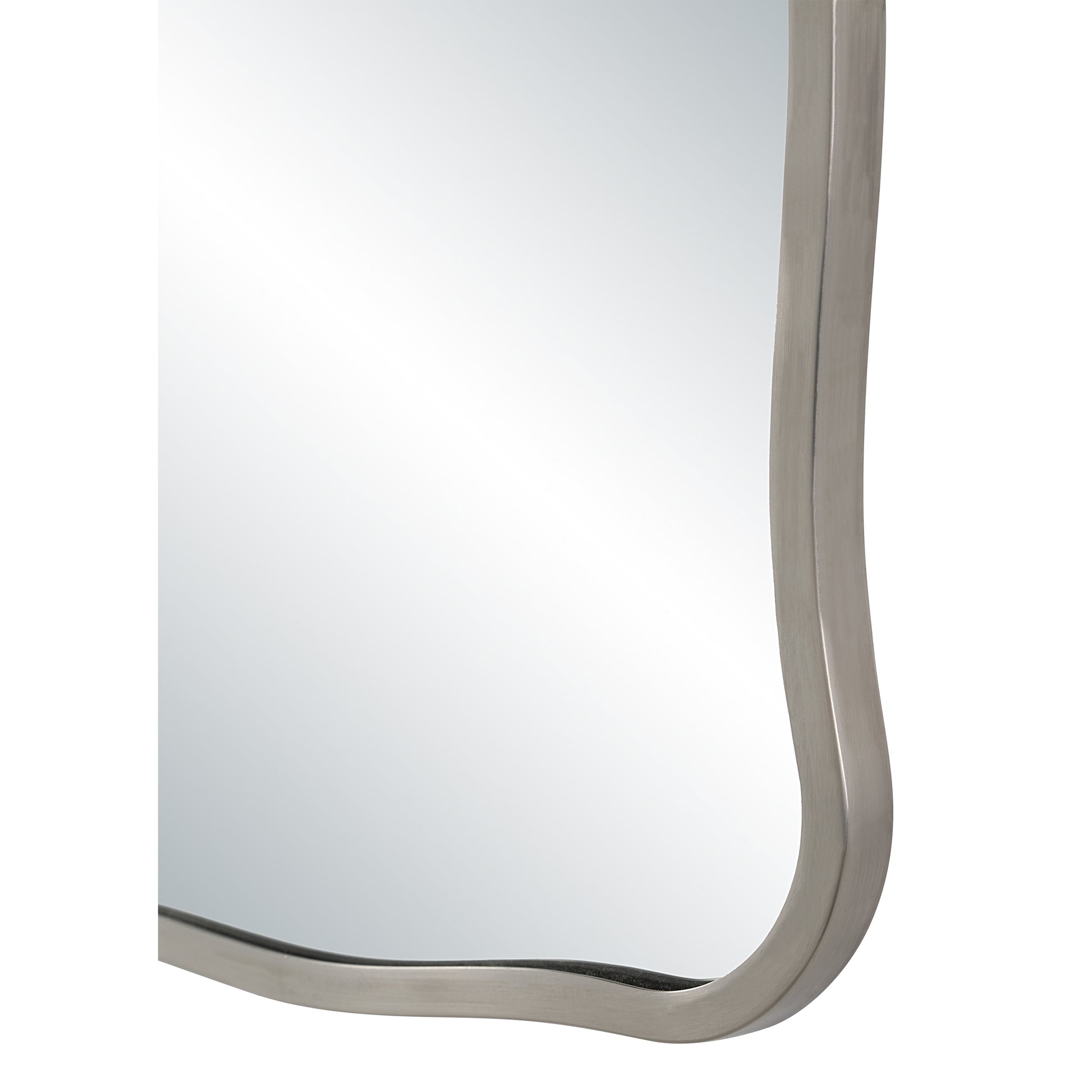 Balsa 36" H x 24" W Wall Mirror, Silver-Mirror-DECOROLALA