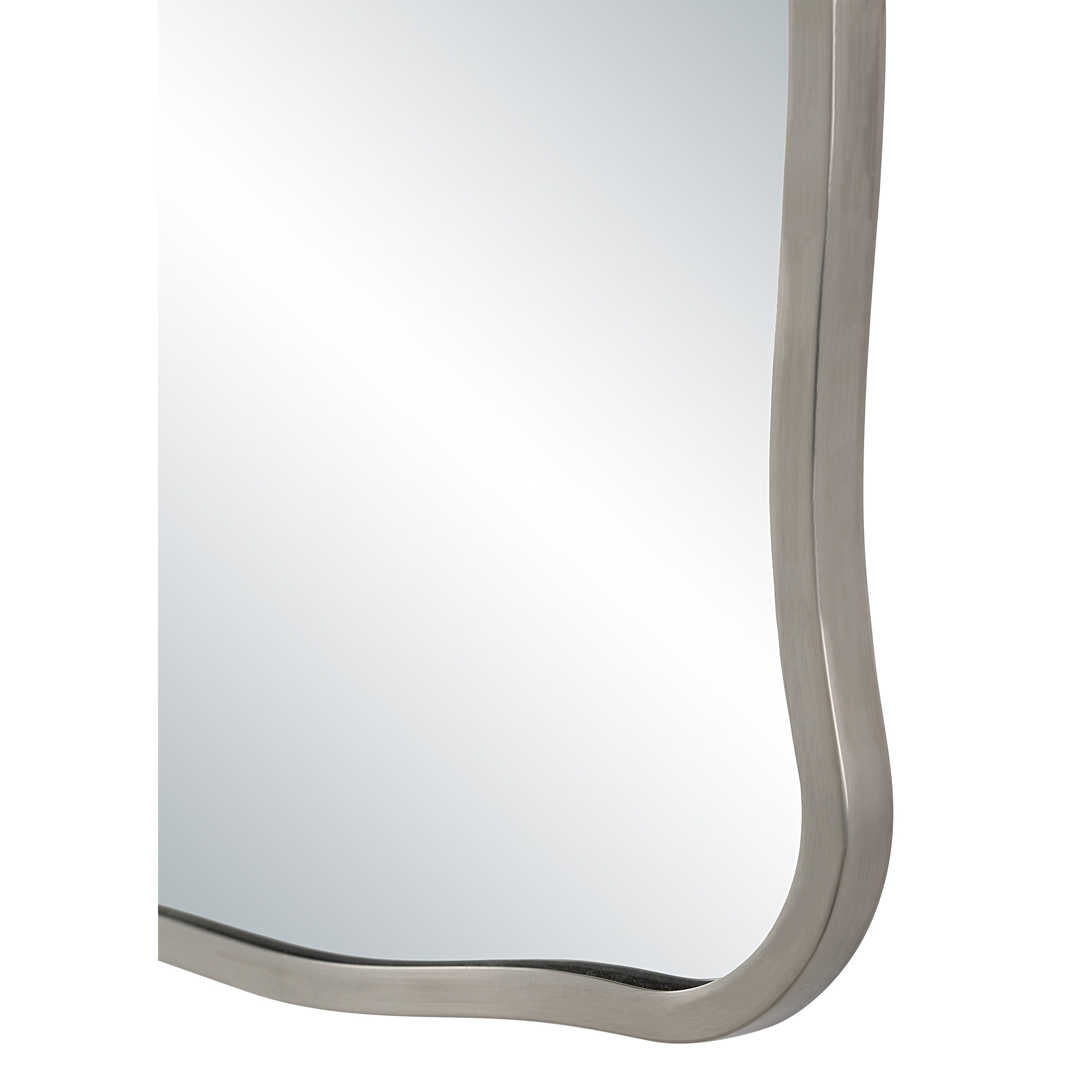 Balsa 36" H x 24" W Wall Mirror, Silver-Mirror-DECOROLALA