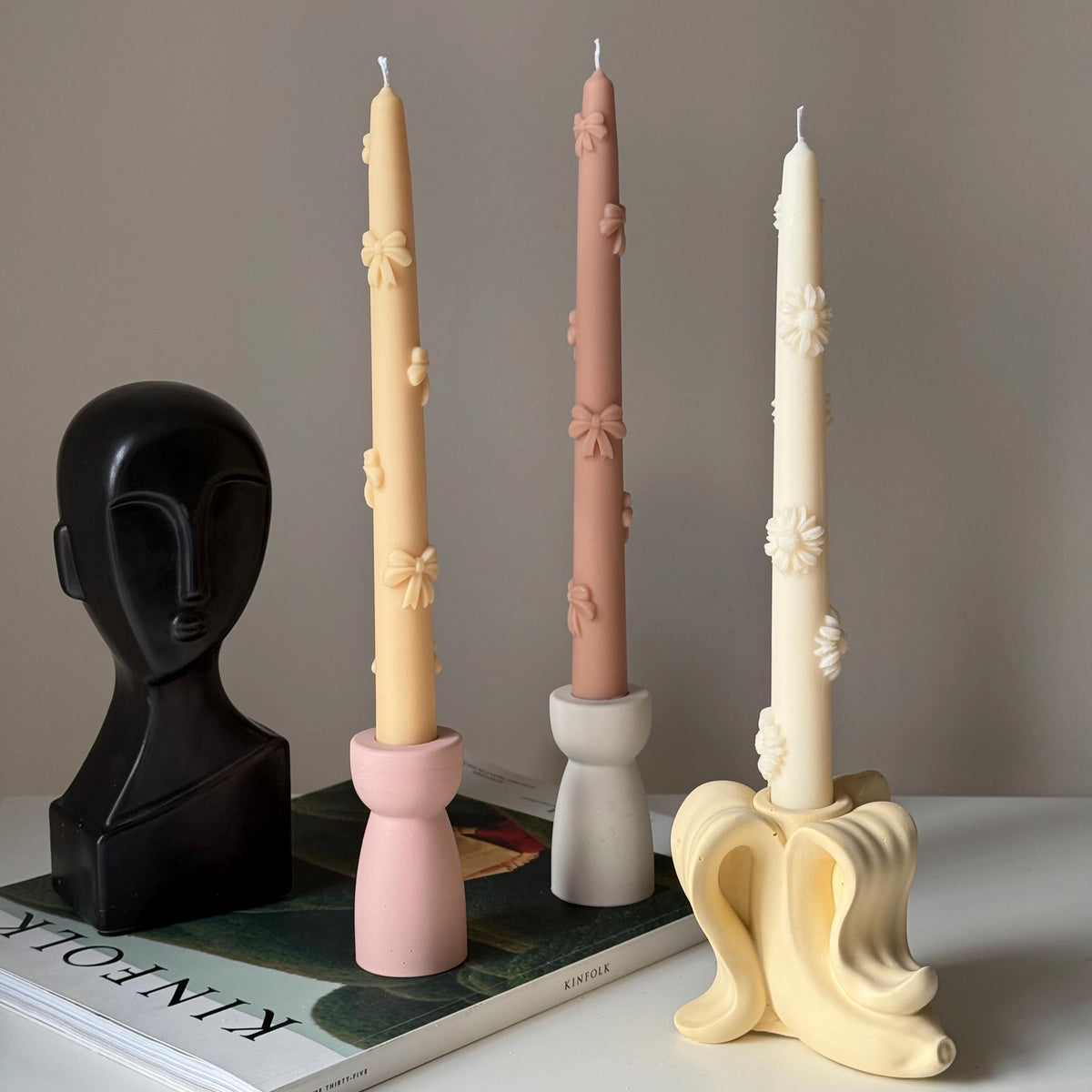 Banana Candlestick Holder-Candle Holders-DECOROLALA