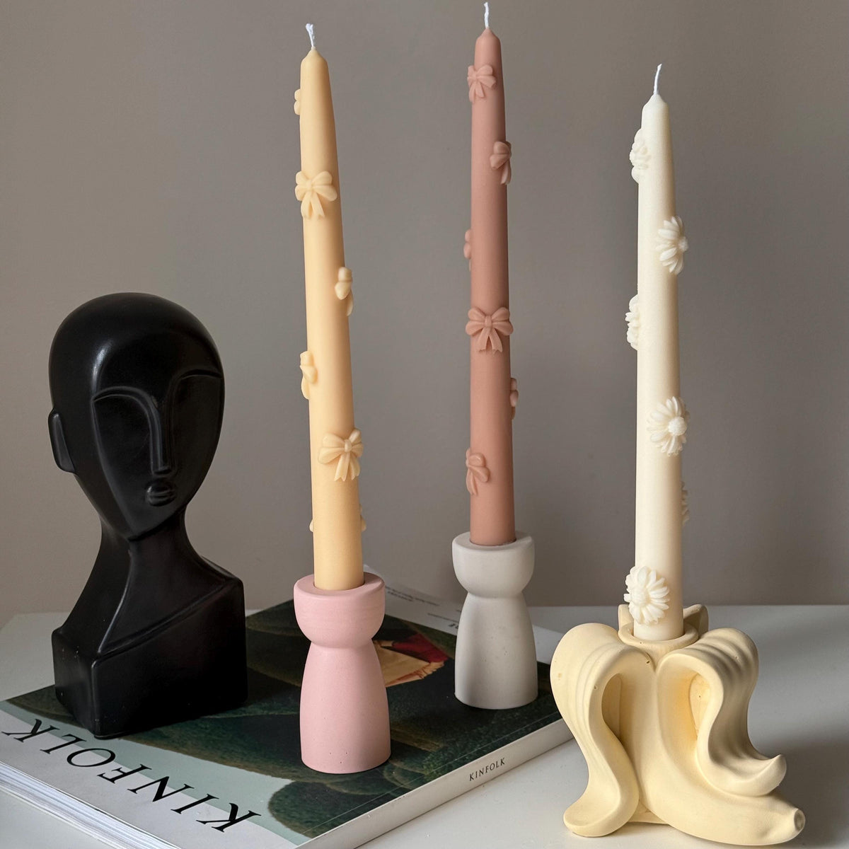 Banana Candlestick Holder-Candle Holders-DECOROLALA