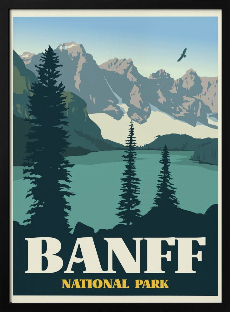Banff National Park Travel Print Wall Art-Canvas Print-DECOROLALA