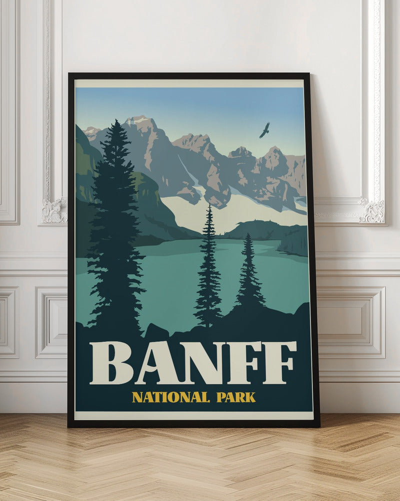 Banff National Park Travel Print Wall Art-Canvas Print-DECOROLALA