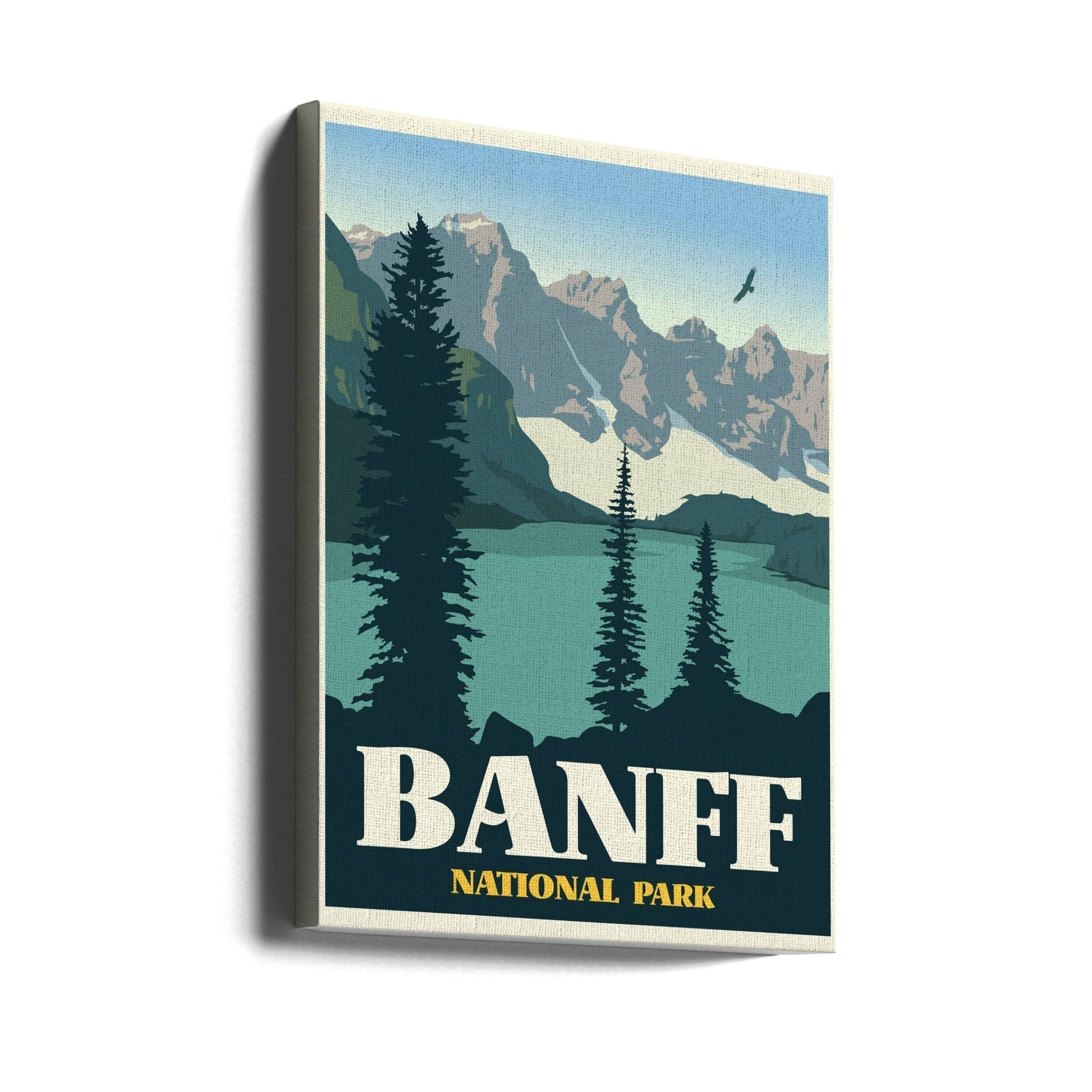 Banff National Park Travel Print Wall Art-Canvas Print-DECOROLALA