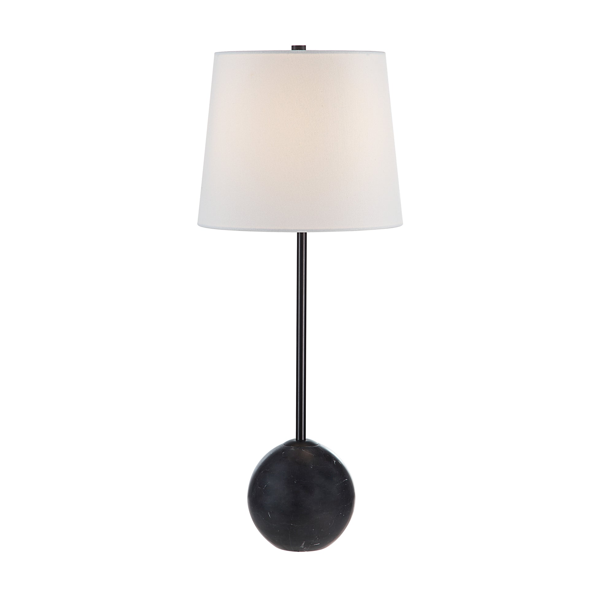 Bangor 27" Matte Black Iron Table Lamp Set of 2-Table Lamp- Set of two-DECOROLALA