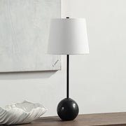 Bangor 27" Matte Black Iron Table Lamp Set of 2-Table Lamp- Set of two-DECOROLALA