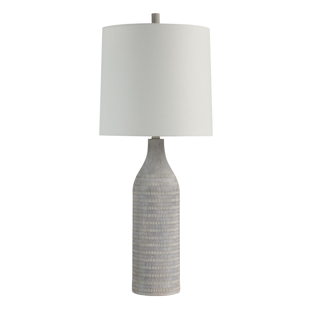 Baracoa 33.5" Table Lamp, Cream Linen Shade-Table Lamp-DECOROLALA
