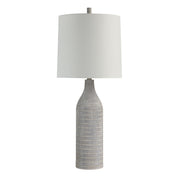 Baracoa 33.5" Table Lamp, Cream Linen Shade-Table Lamp-DECOROLALA