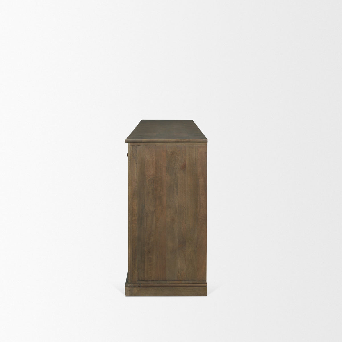 Baron Dark Brown Solid Wood 3-Drawer 6-Door Sideboard-Sideboards & Buffets-DECOROLALA