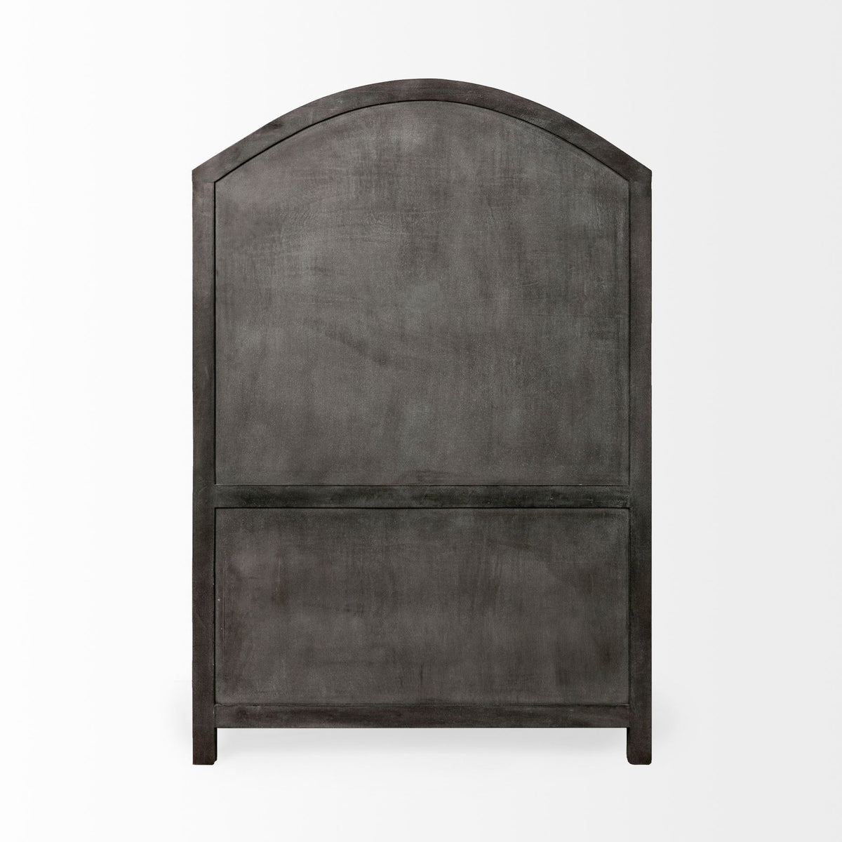 Barrett 48.5L X 17.25W X 73H Gray Solid Wood Display Cabinet-Cabinets-DECOROLALA