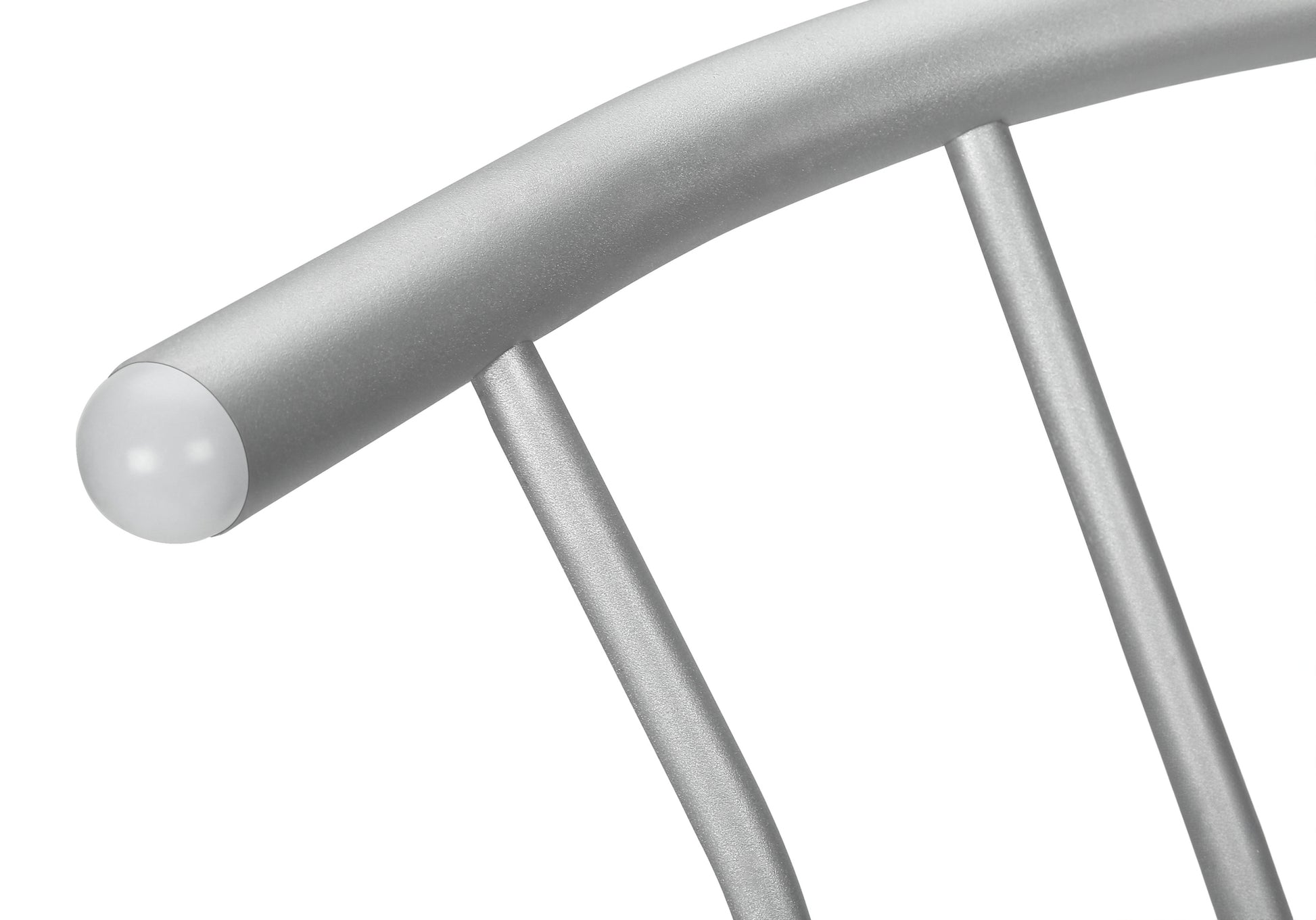 Barstool - 2pcs / 36"H / Swivel / White Metal-Bar Stool-DECOROLALA