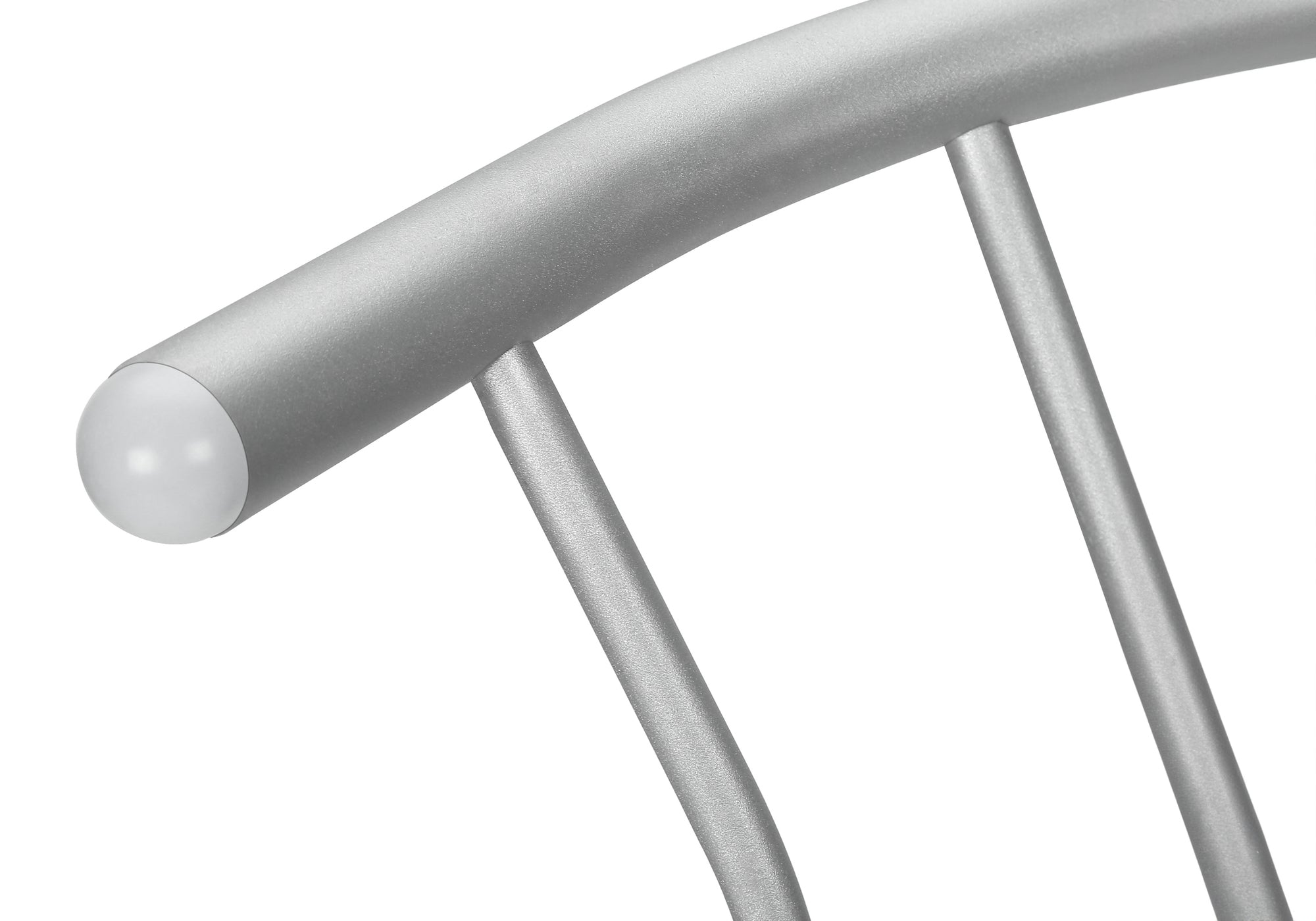 Barstool - 2pcs / 36"H / Swivel / White Metal-Bar Stool-DECOROLALA