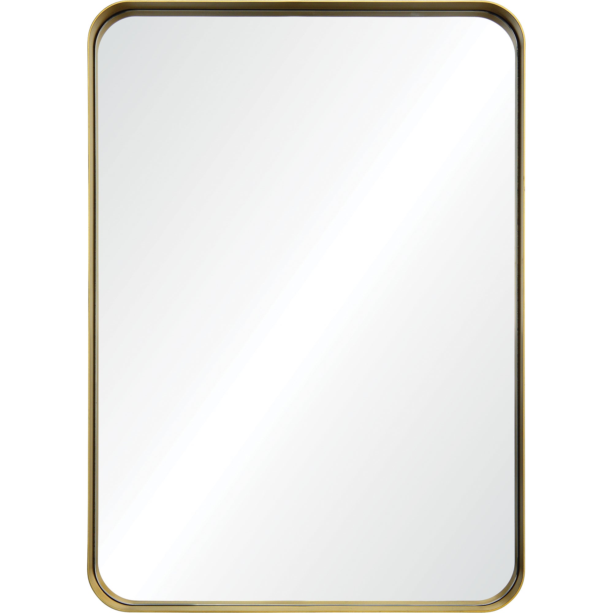 Barton 42" Tall Rectangle Wall Mirror, Yellow-Mirror-DECOROLALA